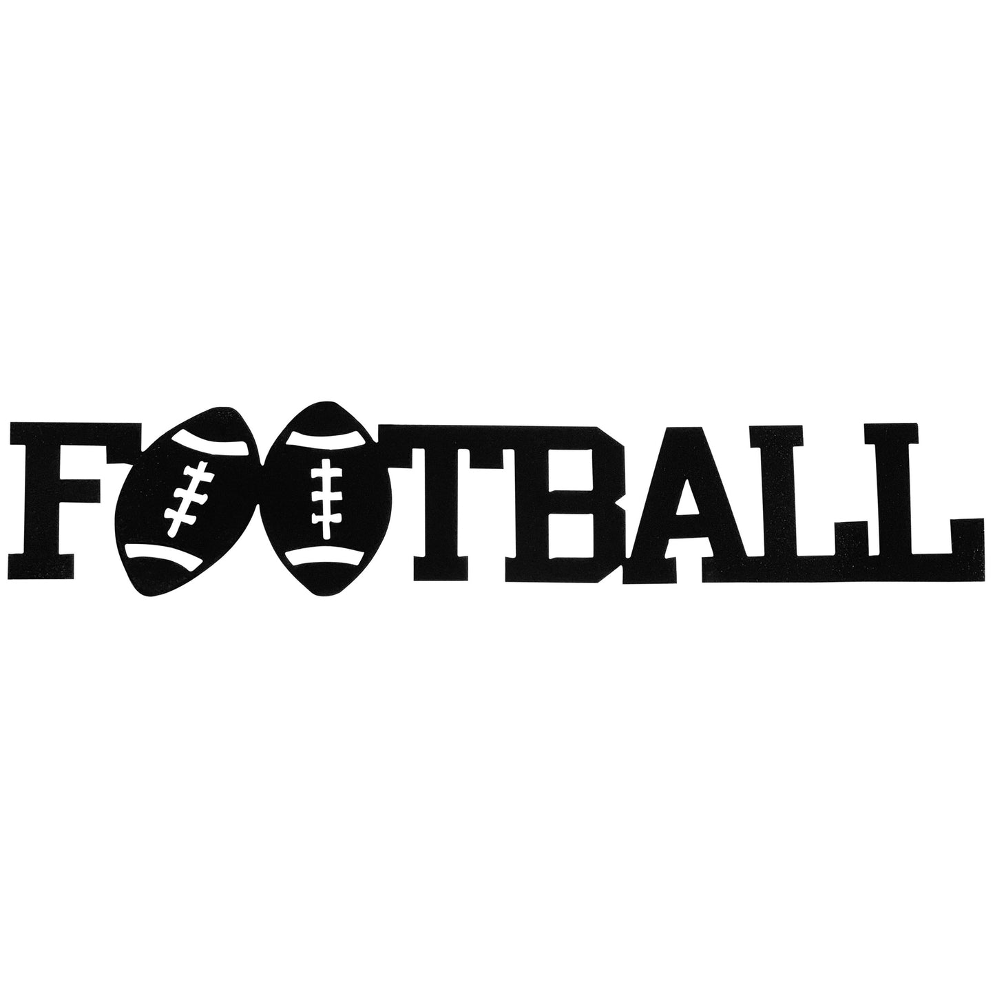 Metal Sports Words Signs Football, Wrestling, Baseball, Basketball, Cheerleading Cross Country and More