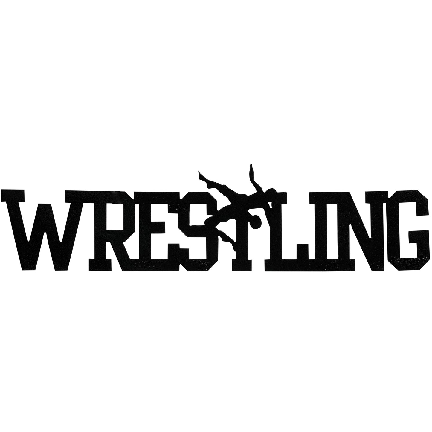 Metal Sports Words Signs Football, Wrestling, Baseball, Basketball, Cheerleading Cross Country and More