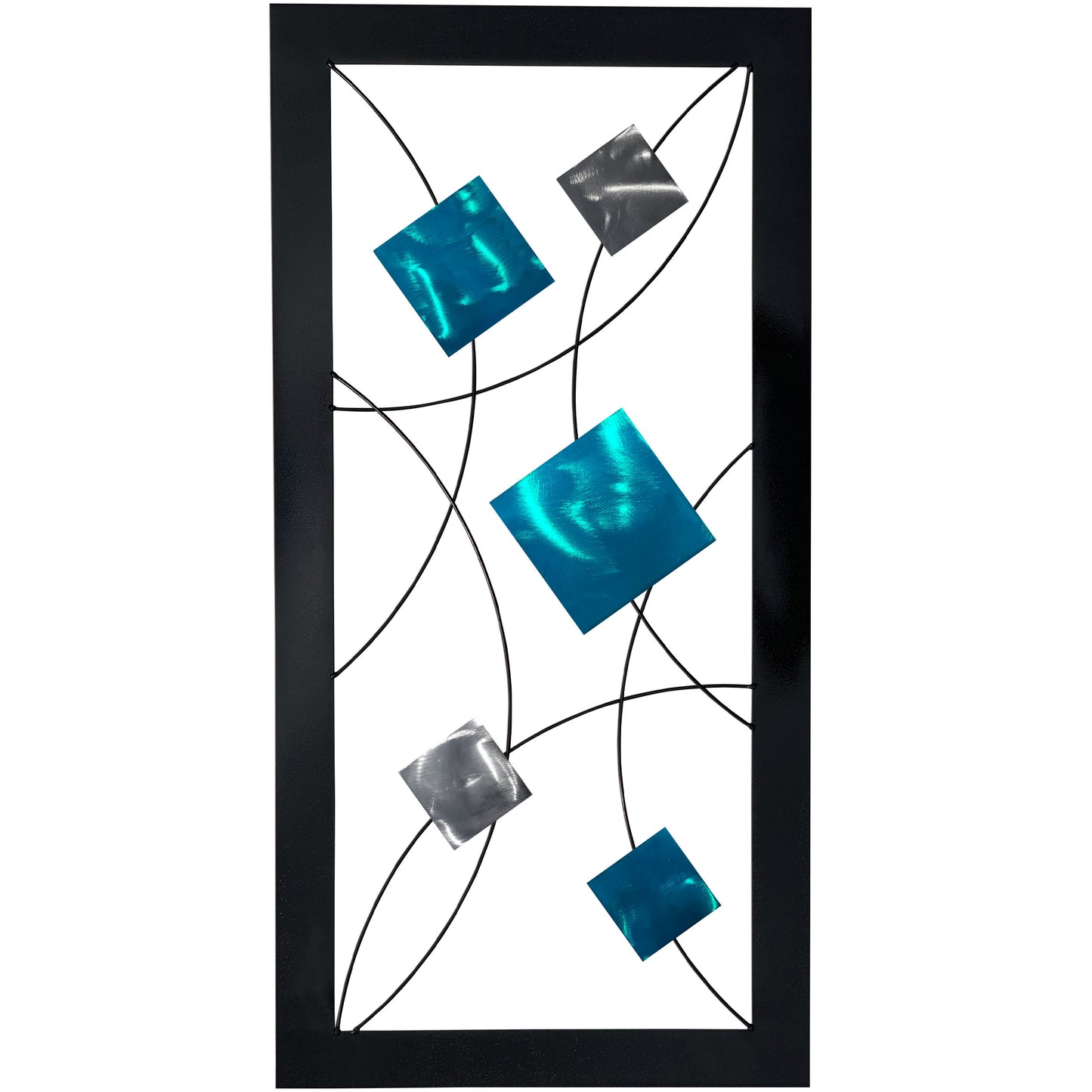 William Metal Wall Decor with Interchangeable Color Discs