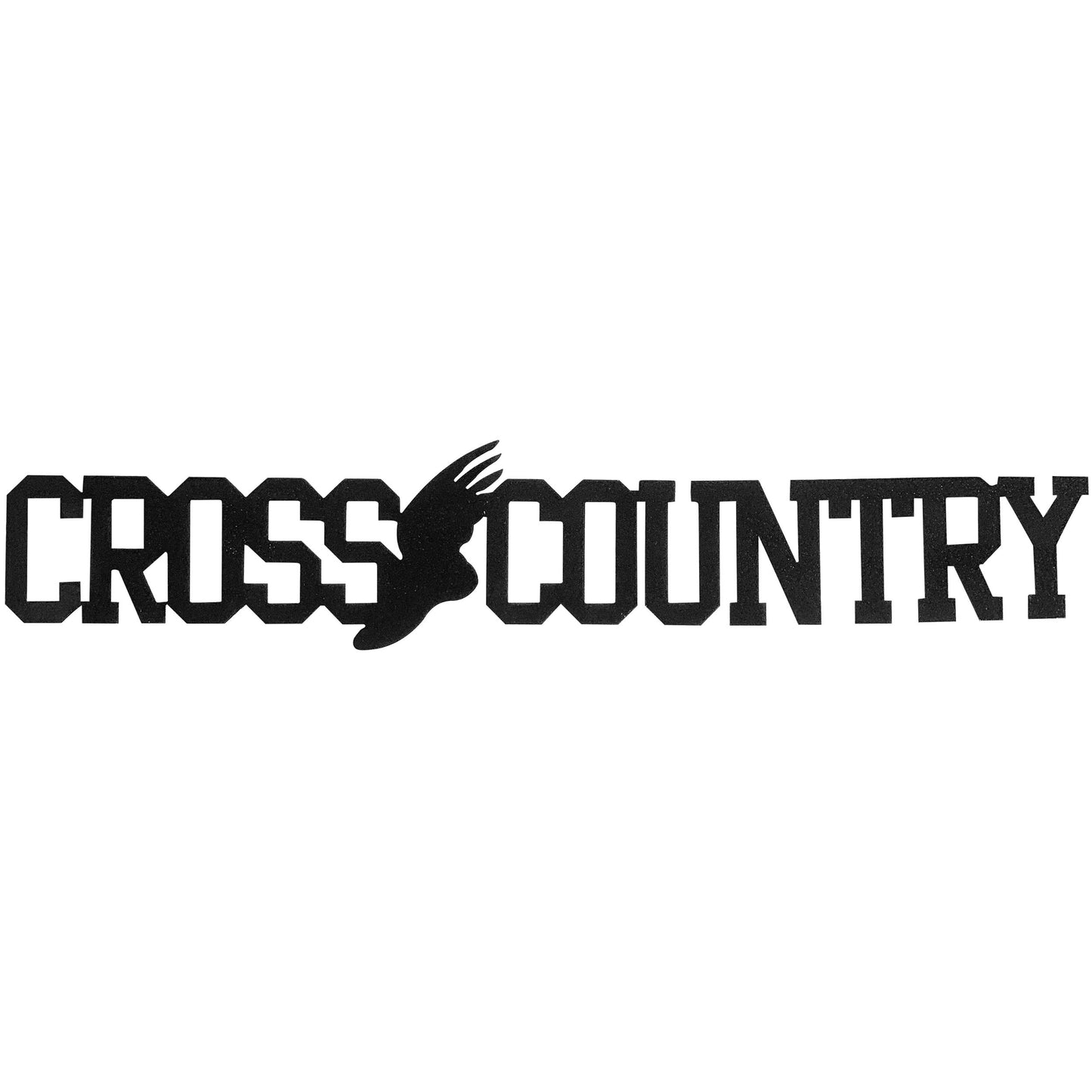 Metal Sports Words Signs Football, Wrestling, Baseball, Basketball, Cheerleading Cross Country and More