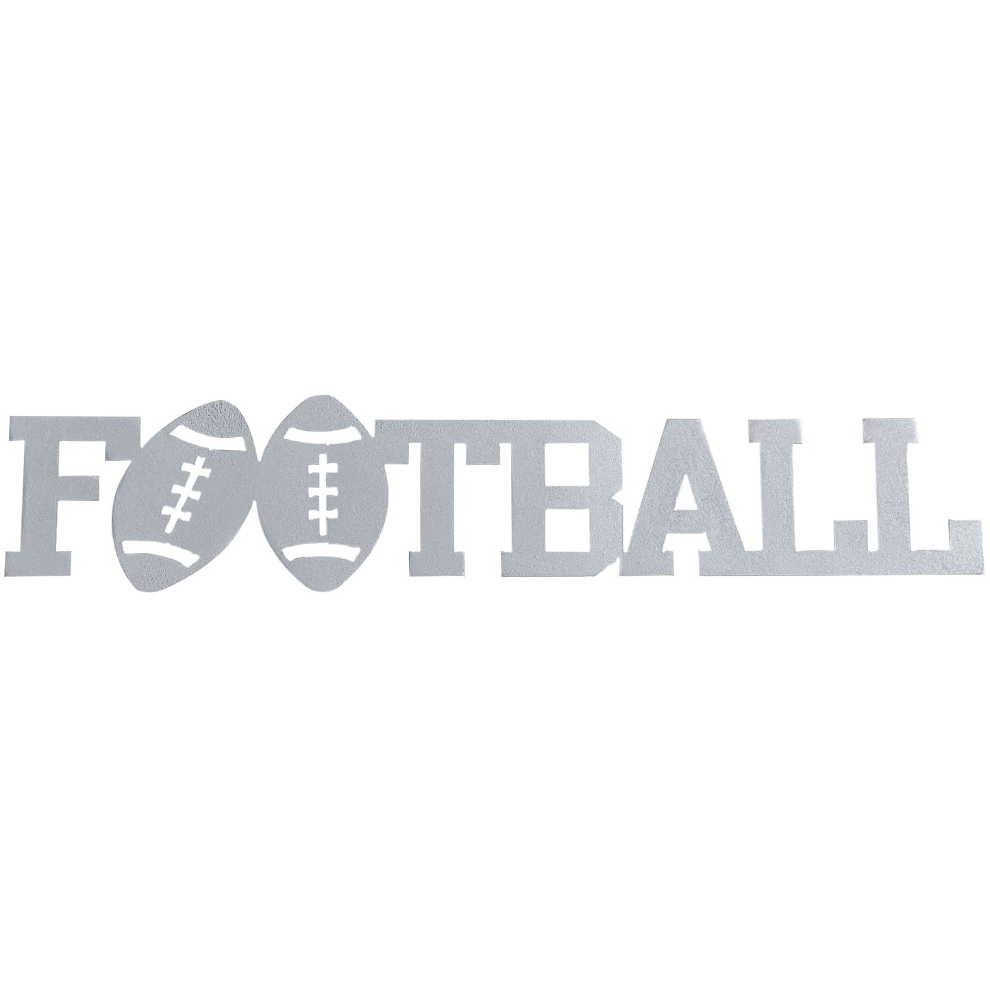Metal Sports Words Signs Football, Wrestling, Baseball, Basketball, Cheerleading Cross Country and More