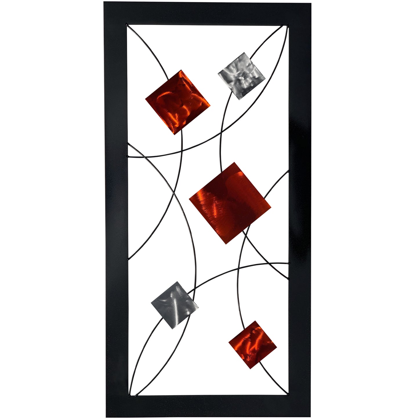 William Metal Wall Decor with Interchangeable Color Discs