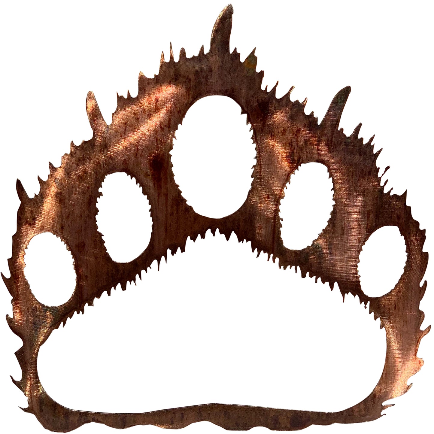 Bear Paw Metal Decor