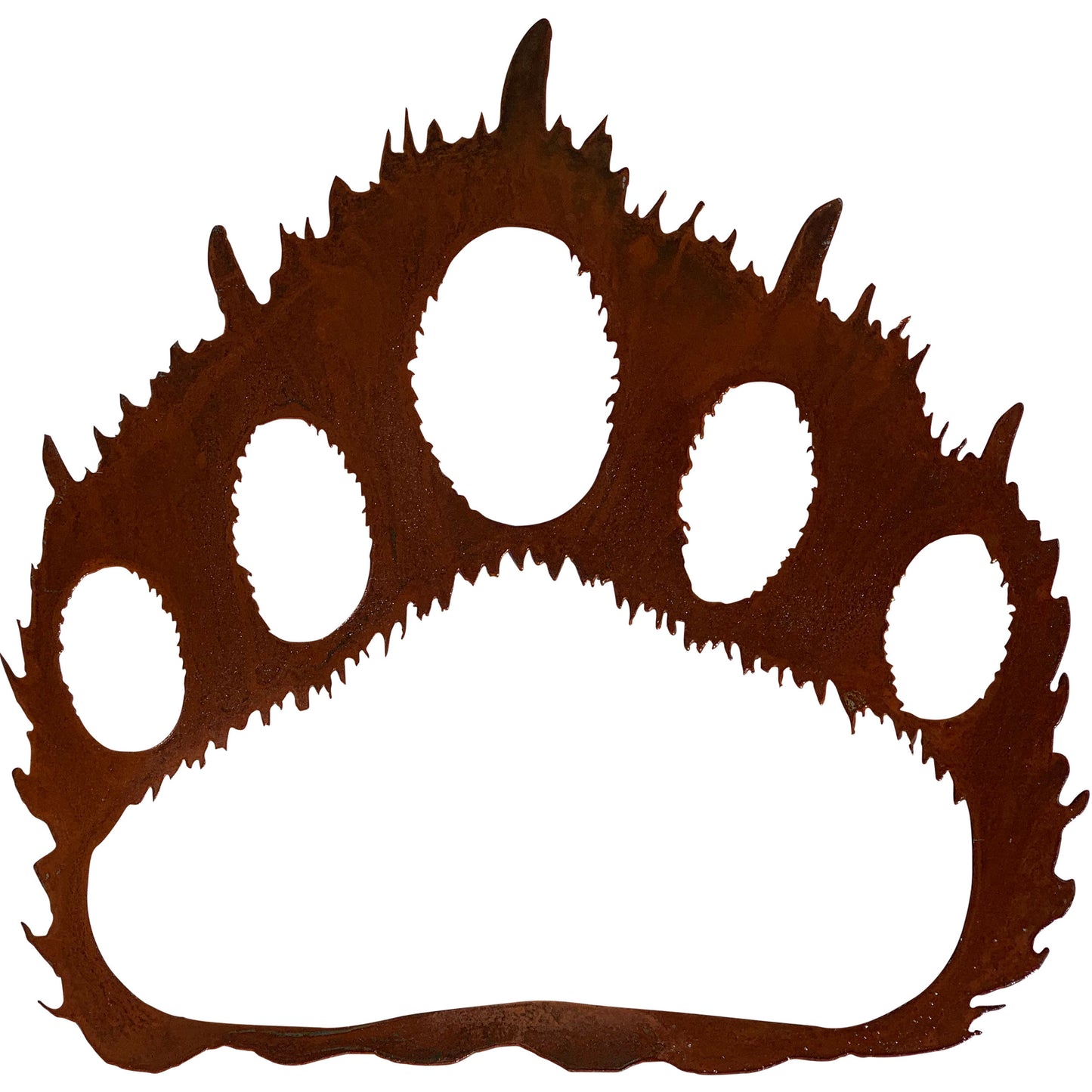 Bear Paw Metal Decor