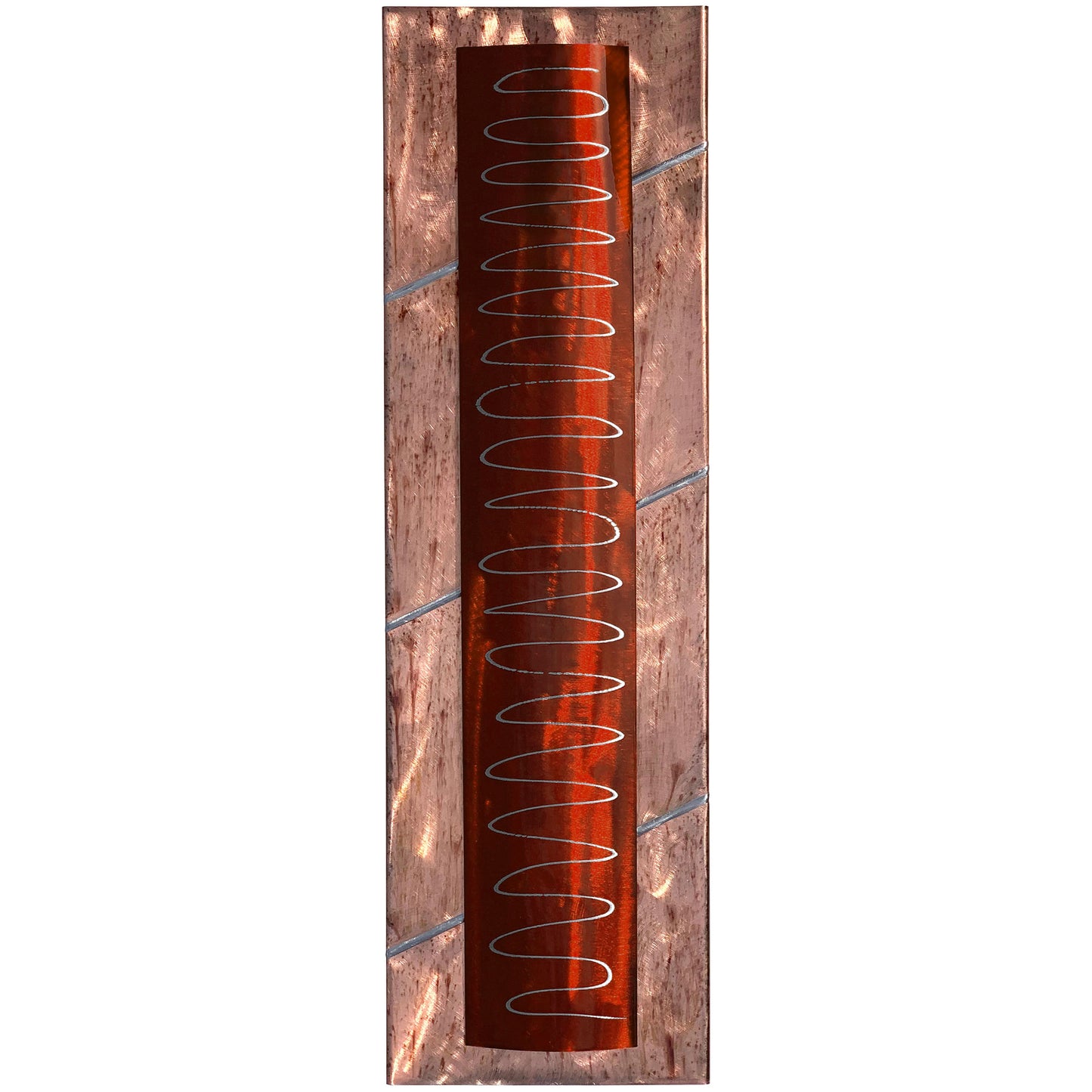 Zig-Zag Metal Wall Decor