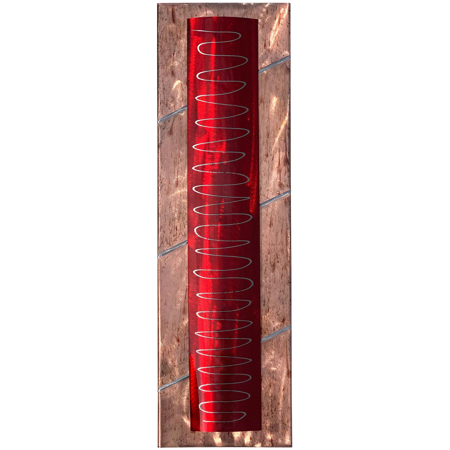 Zig-Zag Metal Wall Decor