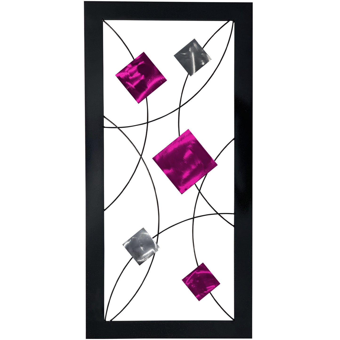 William Metal Wall Decor with Interchangeable Color Discs