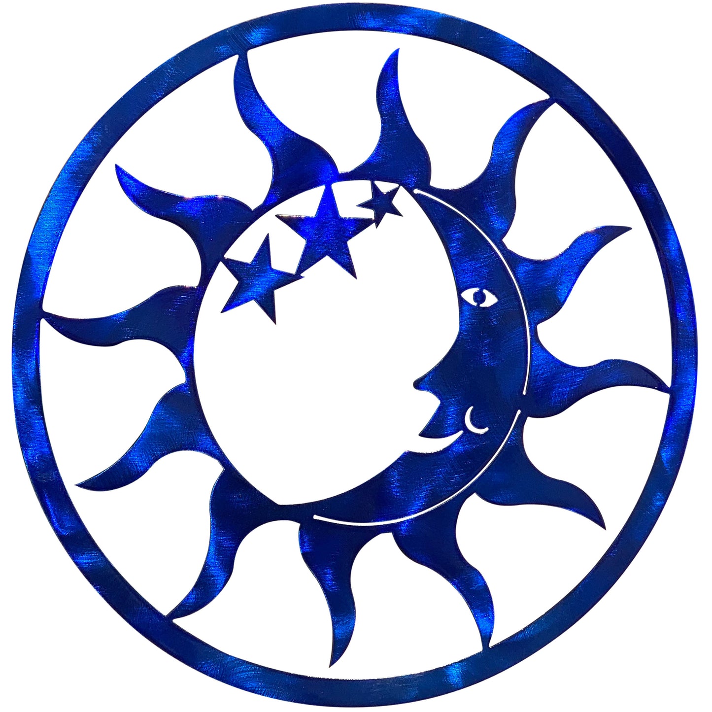 Sun Circle Metal Wall Sign Home Decor