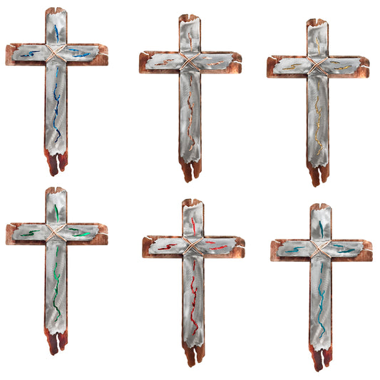 Rustic Elegance Cross Wall Art