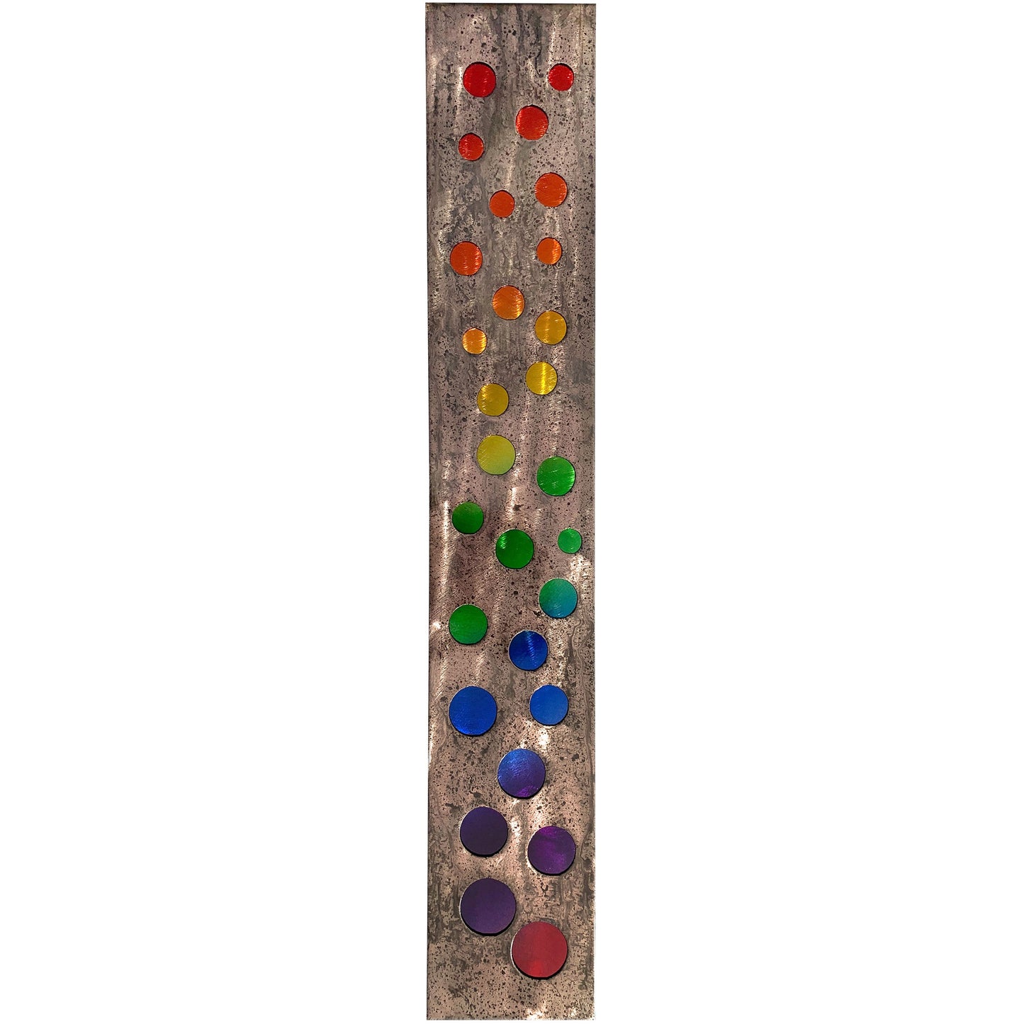 Bubbles Rainbow and Copper Wall Decor