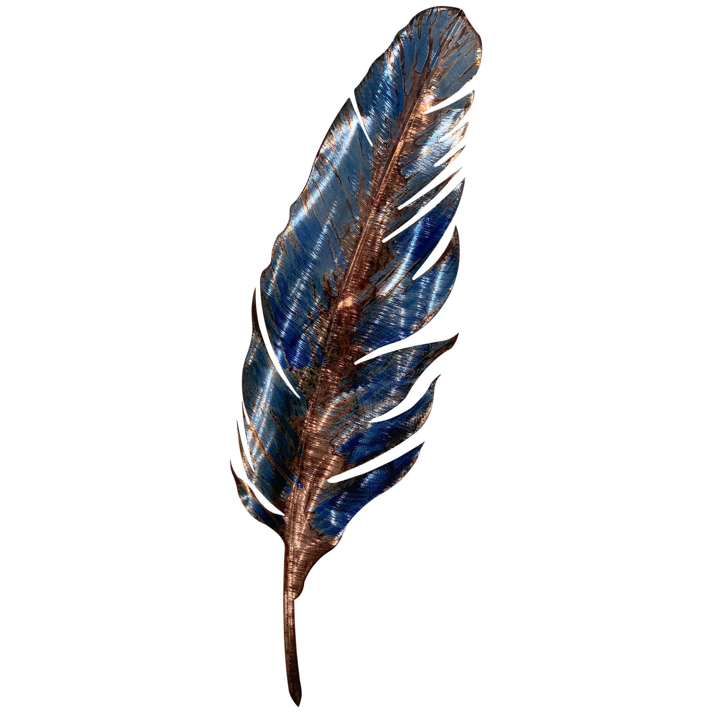 Feather Metal Wall Decor