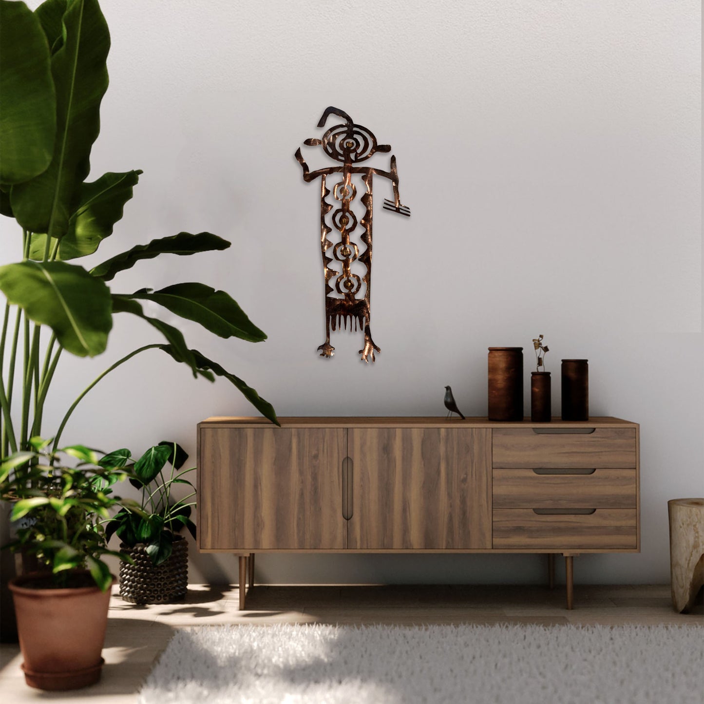 Petroglyph Metal Wall Decor: Larry, Bob & Ted