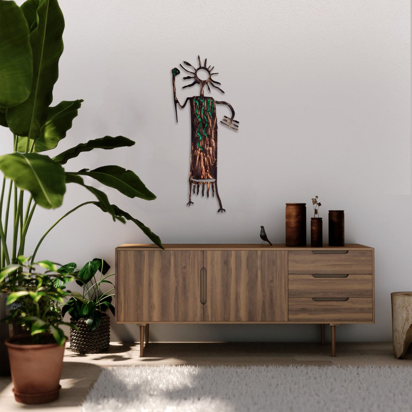 Petroglyph Metal Wall Decor: Larry, Bob & Ted