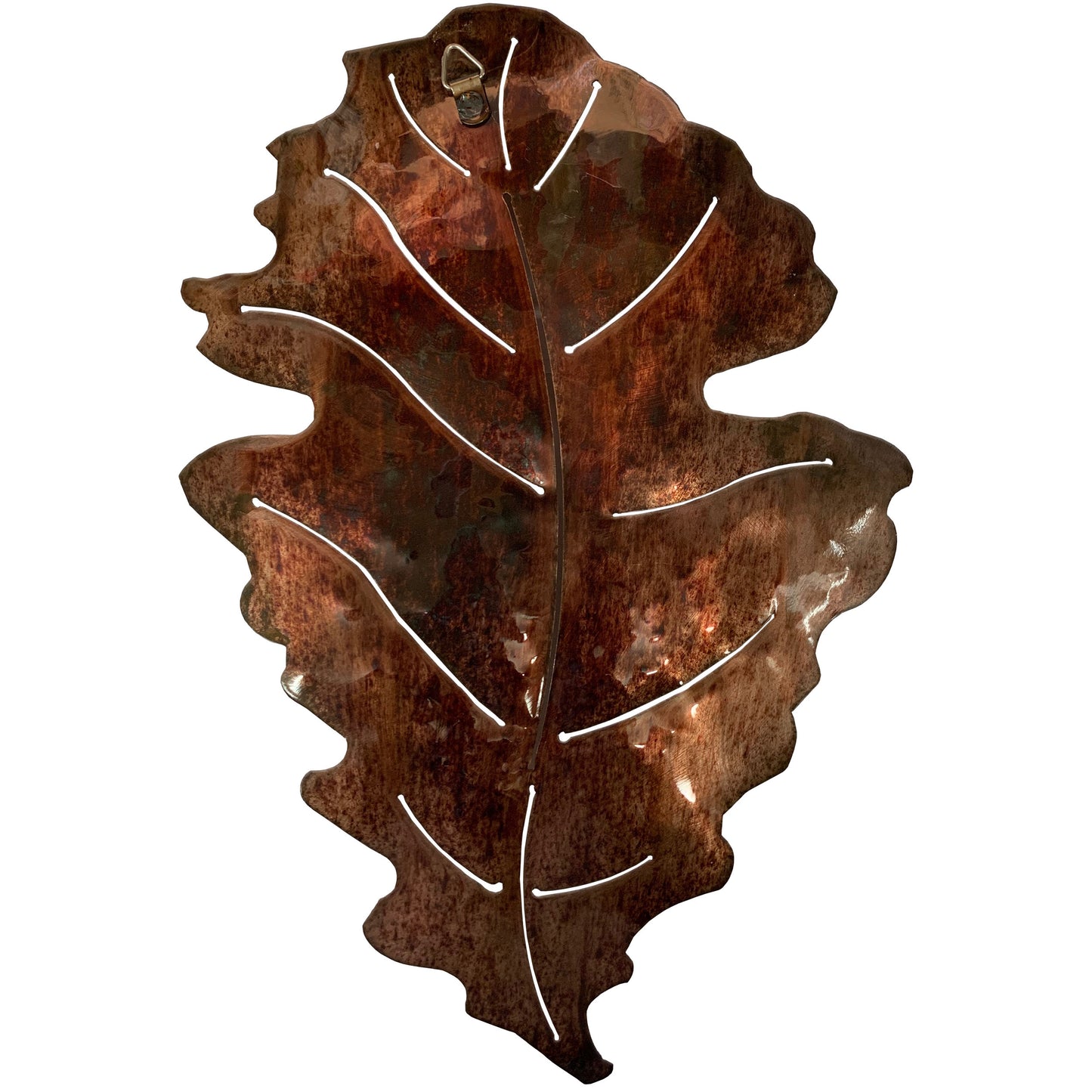 Leaf Sculpture Metal Wall or Table Decor