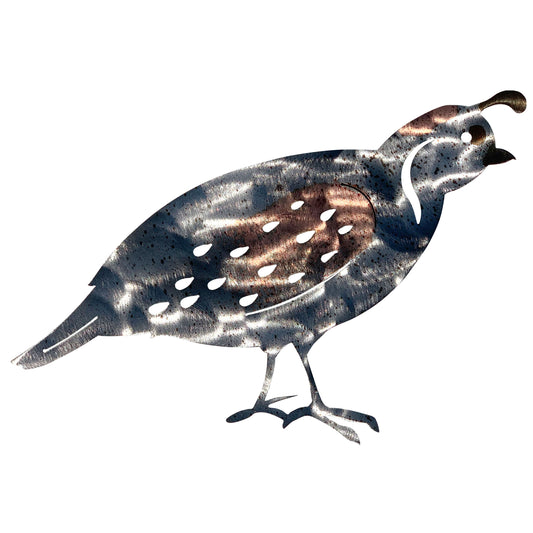 Quail Themed Wildlife Metal Wall Art