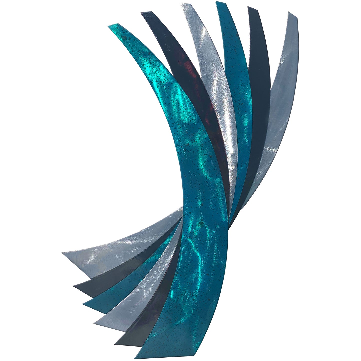 Repeat Metal Wall Decor, Geometric Themed Multi-Layer Wall Decor