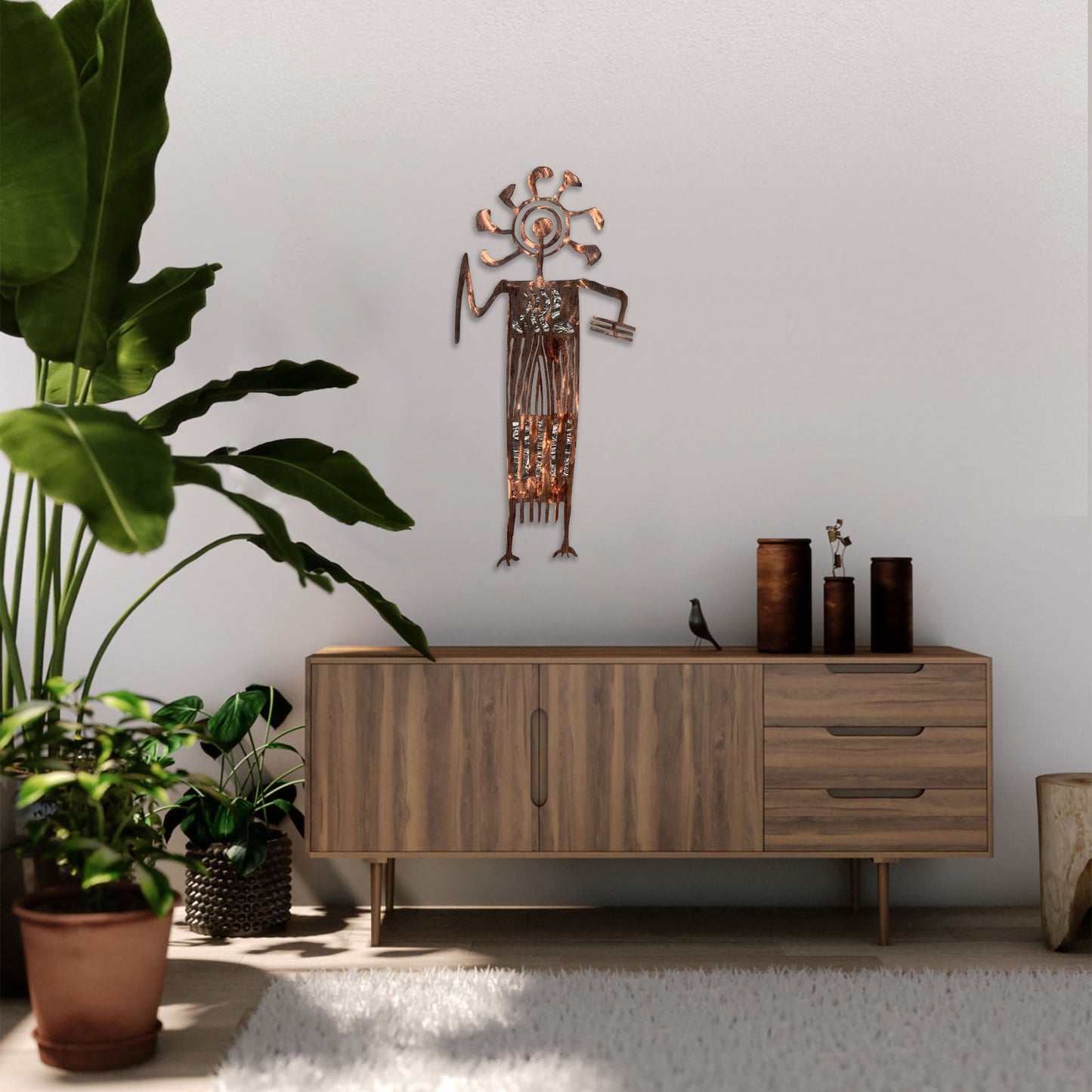 Petroglyph Metal Wall Decor: Larry, Bob & Ted
