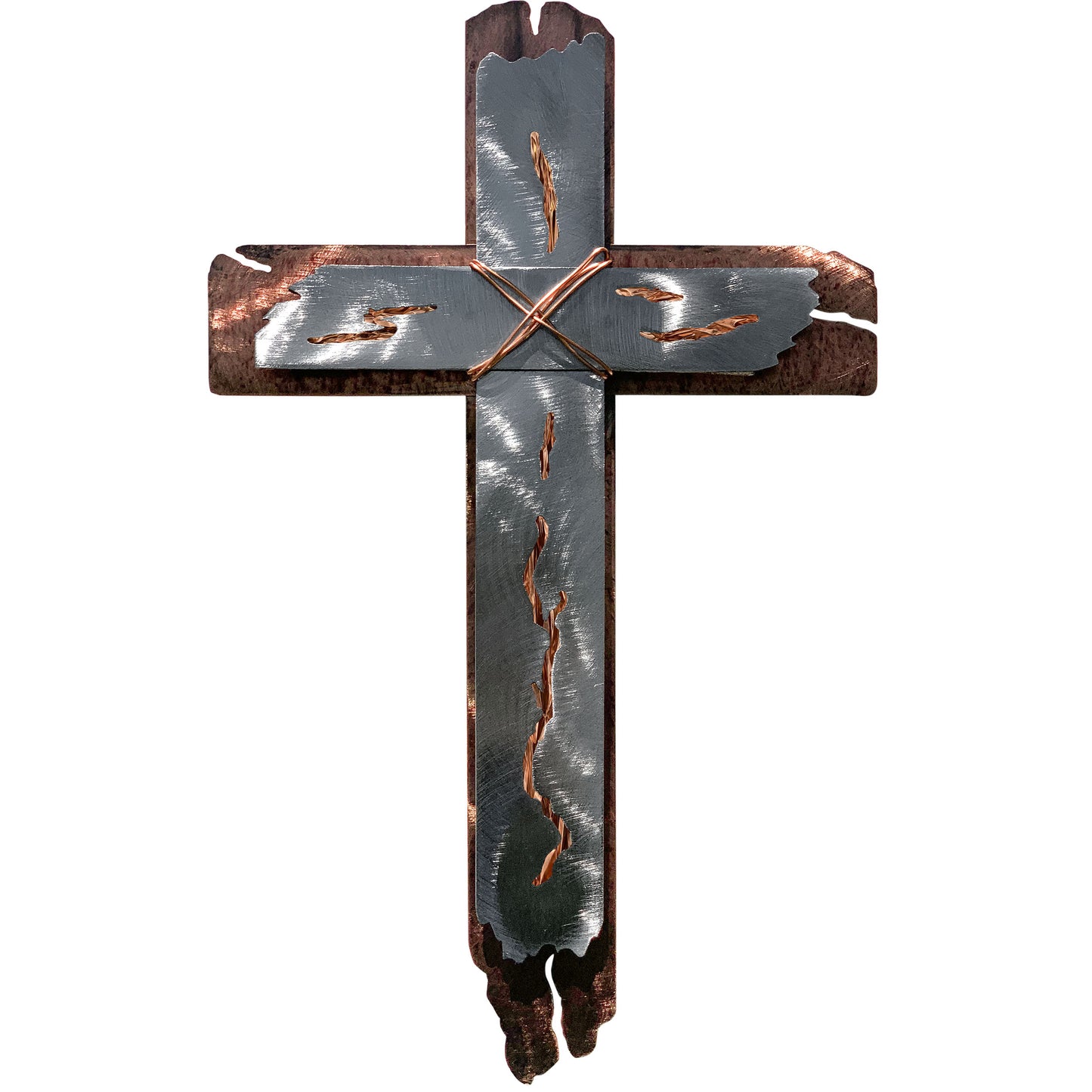 Rustic Elegance Cross Wall Art