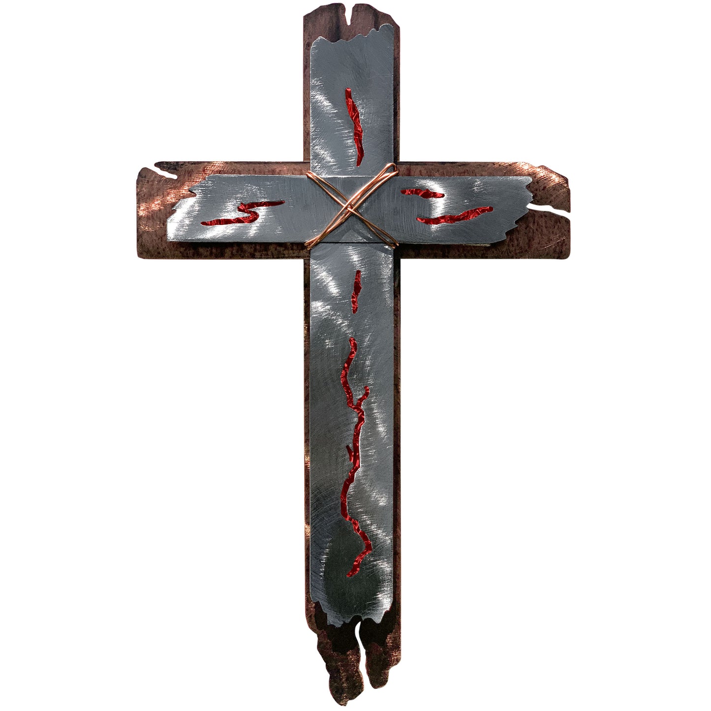 Rustic Elegance Cross Wall Art