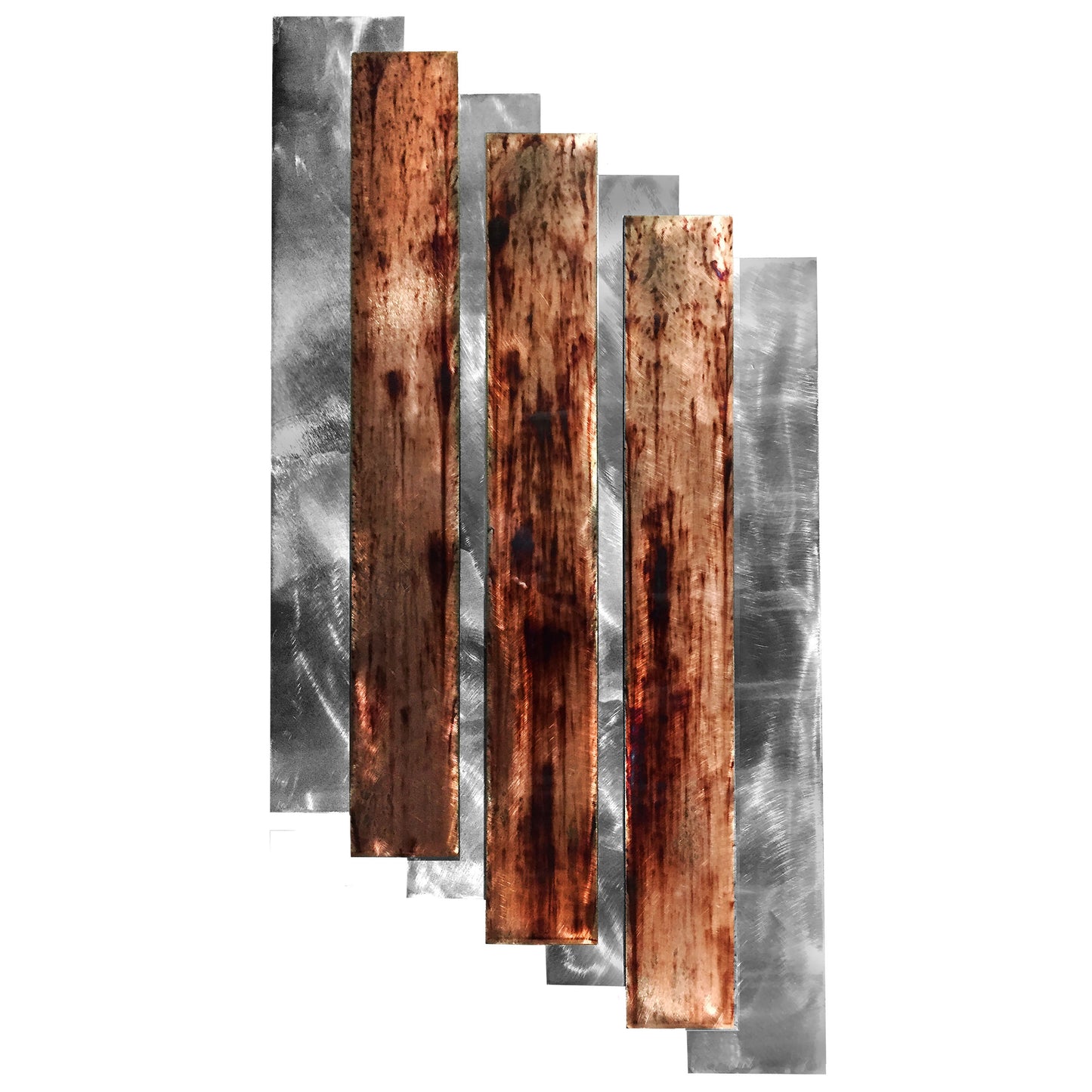 Stairs, Geometric Metal Wall Decor