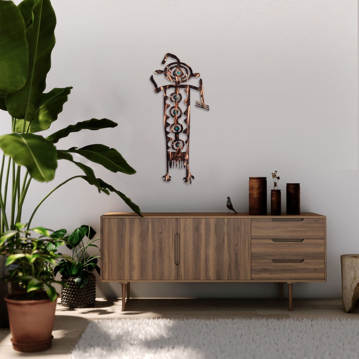 Petroglyph Metal Wall Decor: Larry, Bob & Ted
