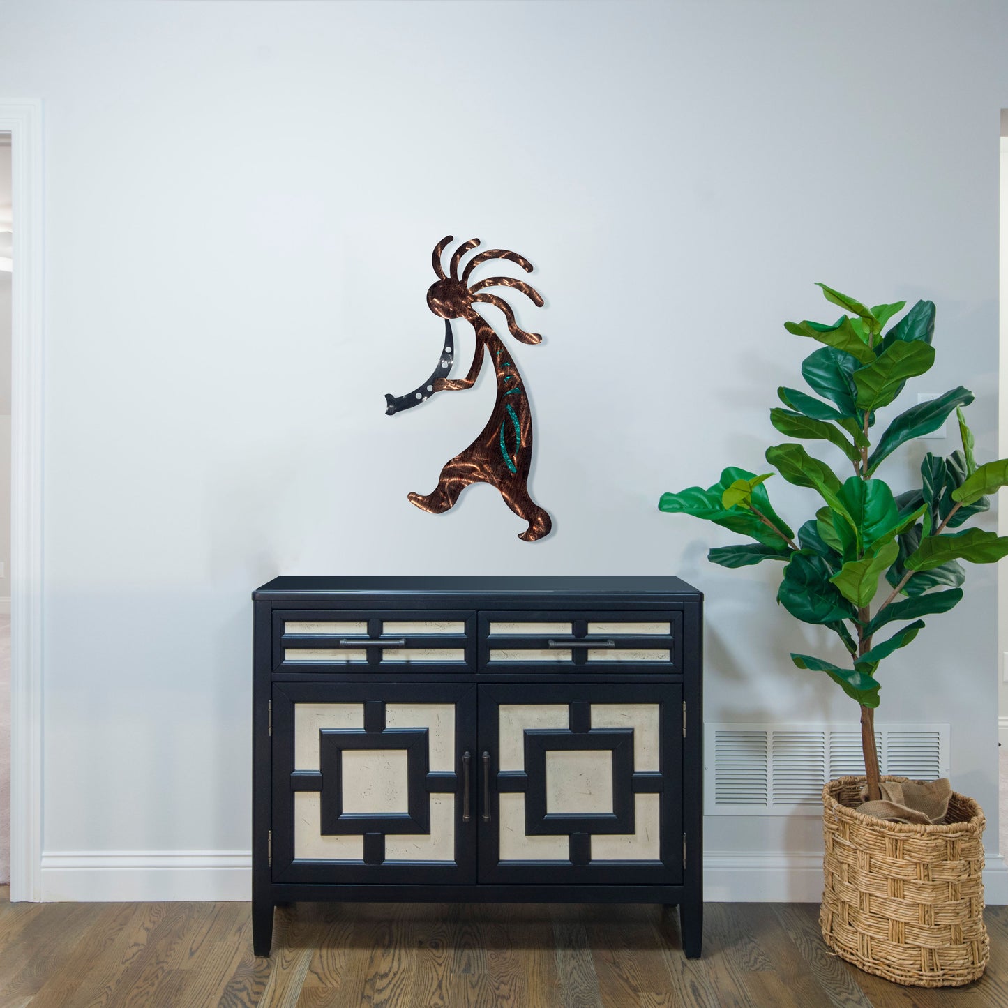 Koko Jo Traditional Handcrafted Metal Wall Art