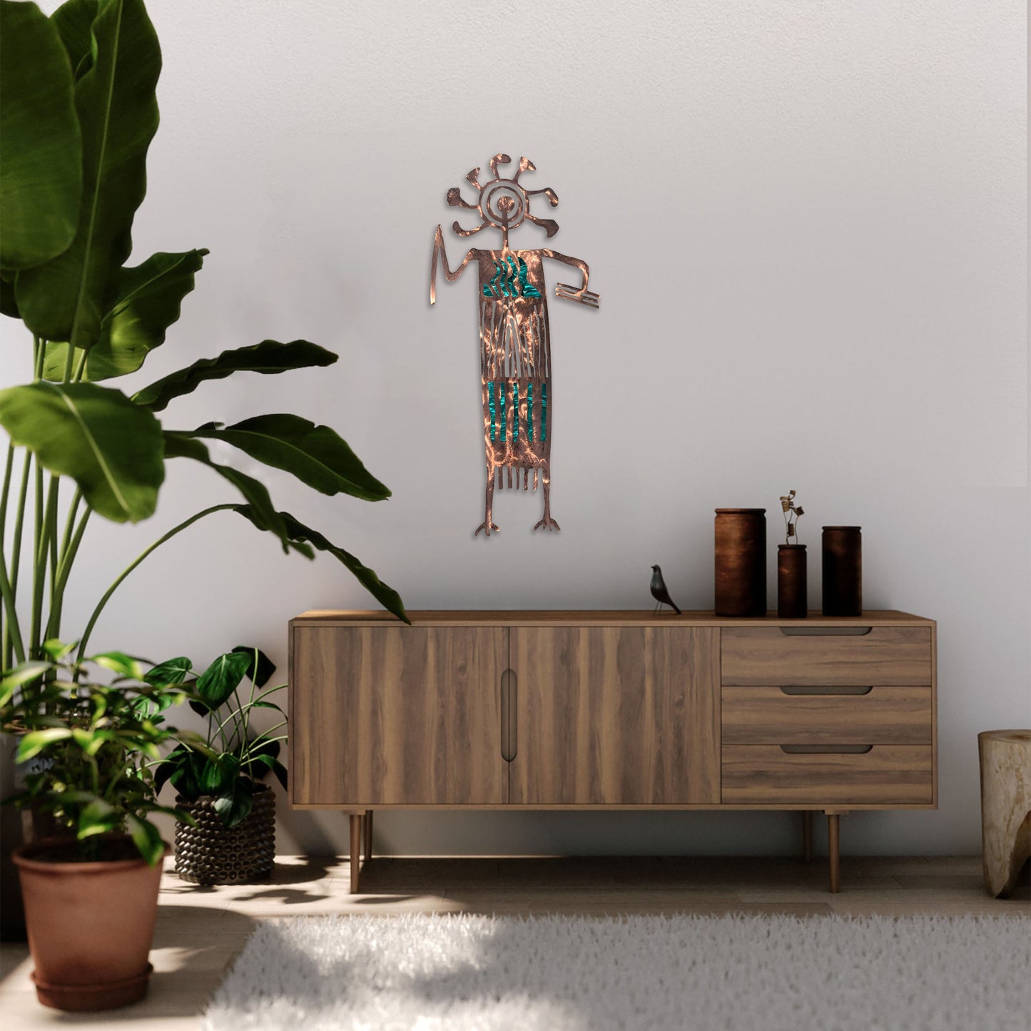 Petroglyph Metal Wall Decor: Larry, Bob & Ted