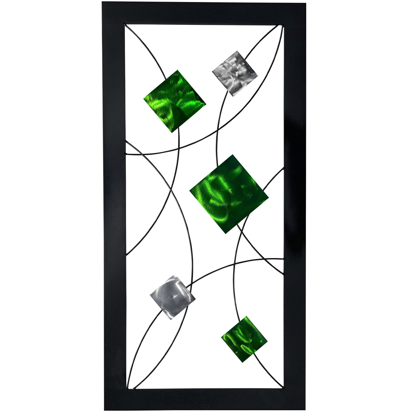 William Metal Wall Decor with Interchangeable Color Discs