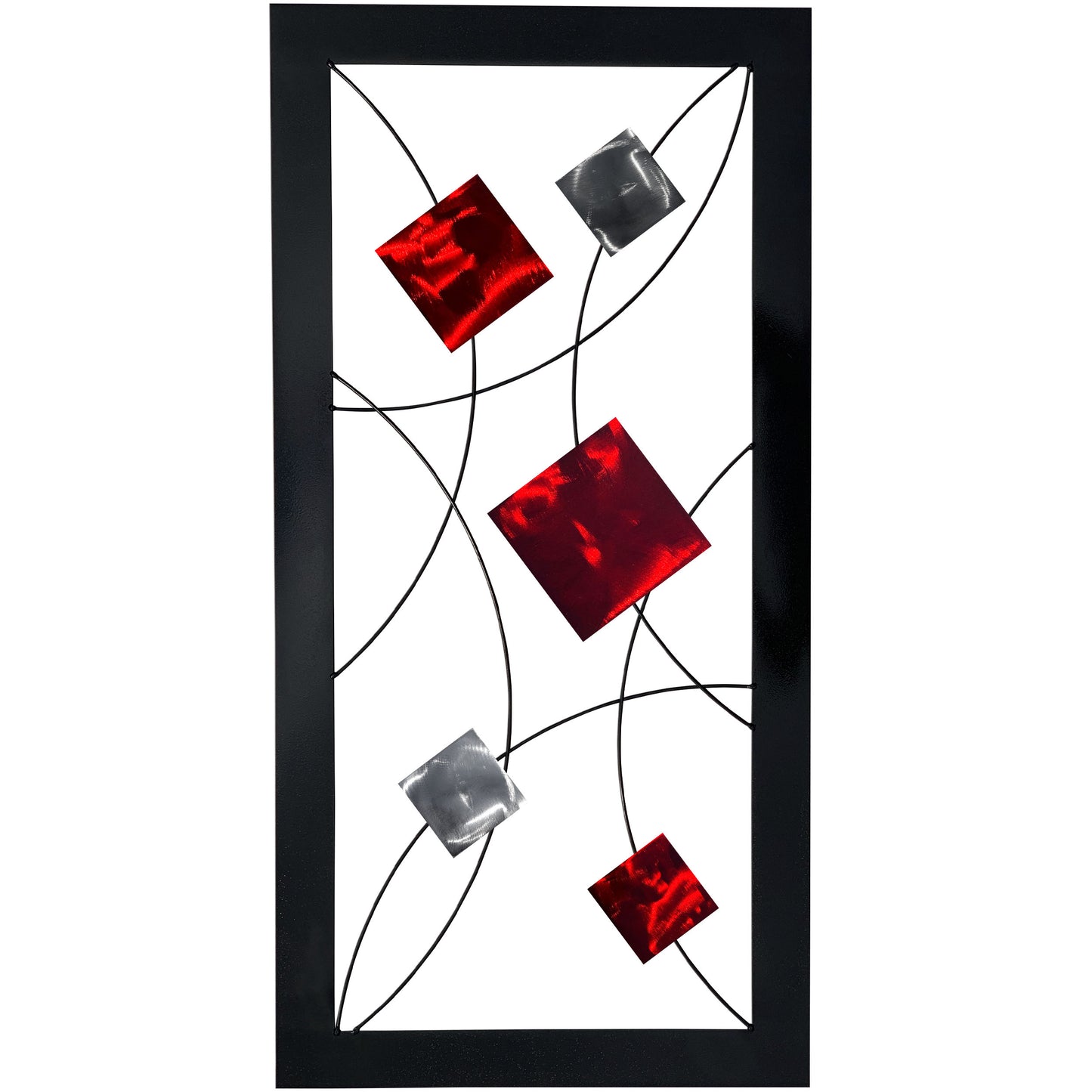 William Metal Wall Decor with Interchangeable Color Discs