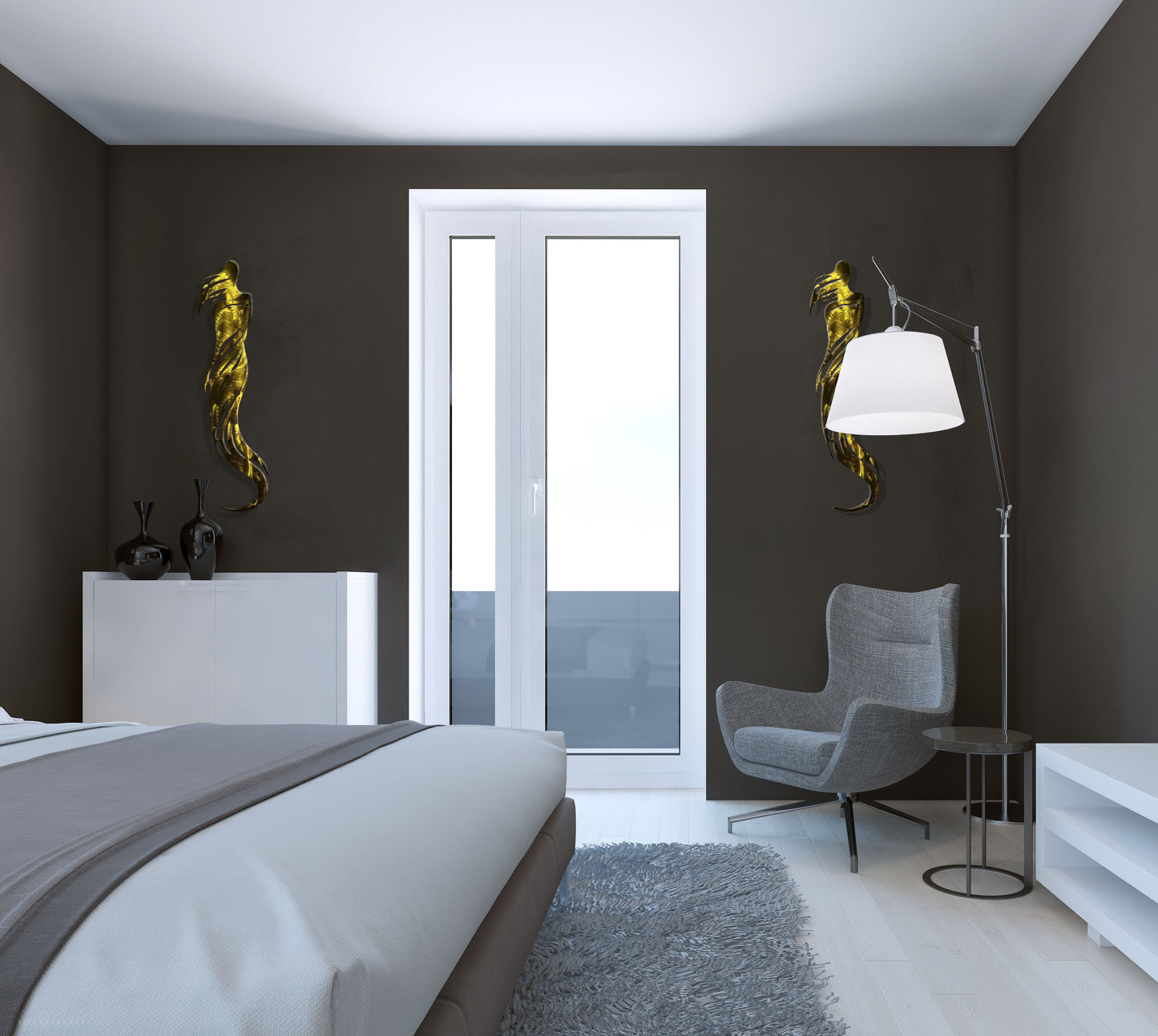 Calypso, Bold Colored Whimsical Metal Wall Decor