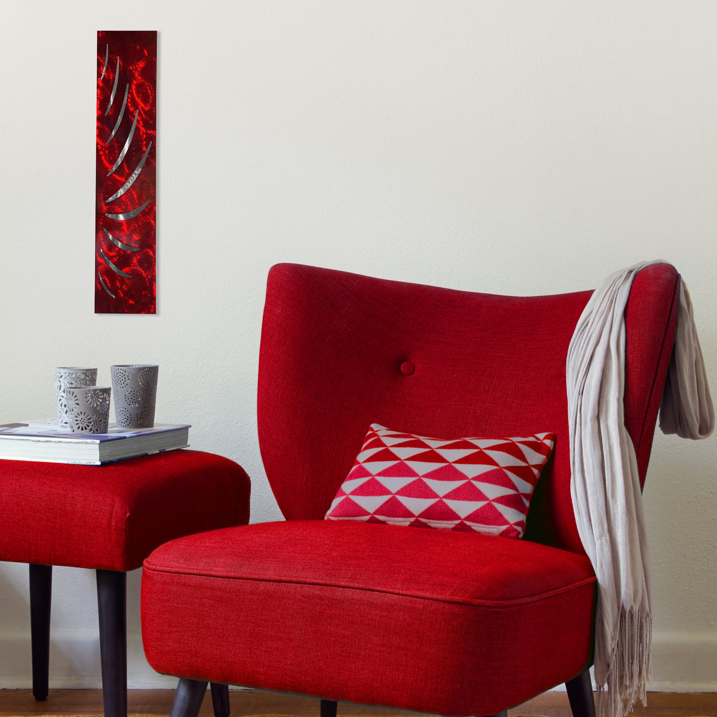 Reverse Lashes Metal Wall Decor