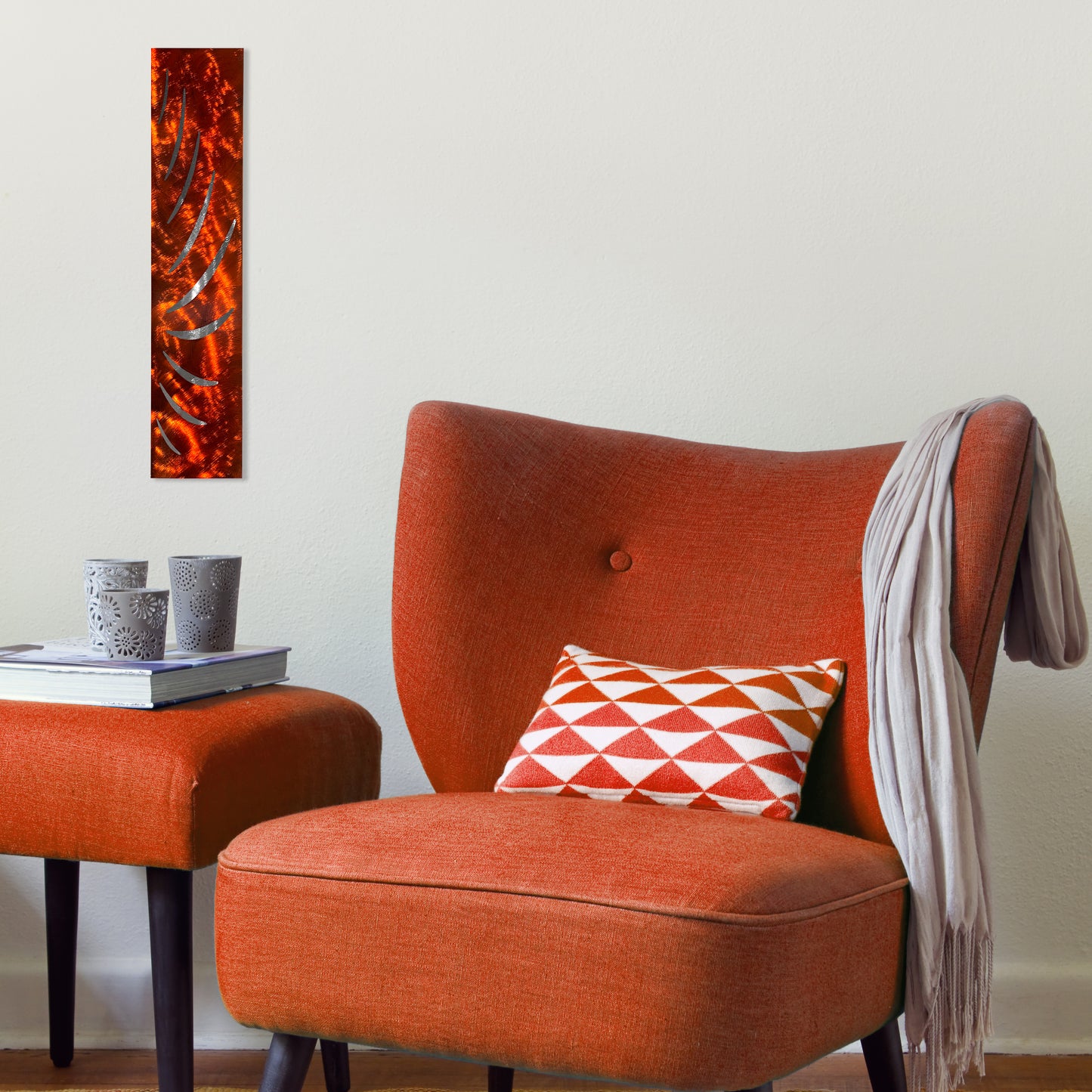 Reverse Lashes Metal Wall Decor