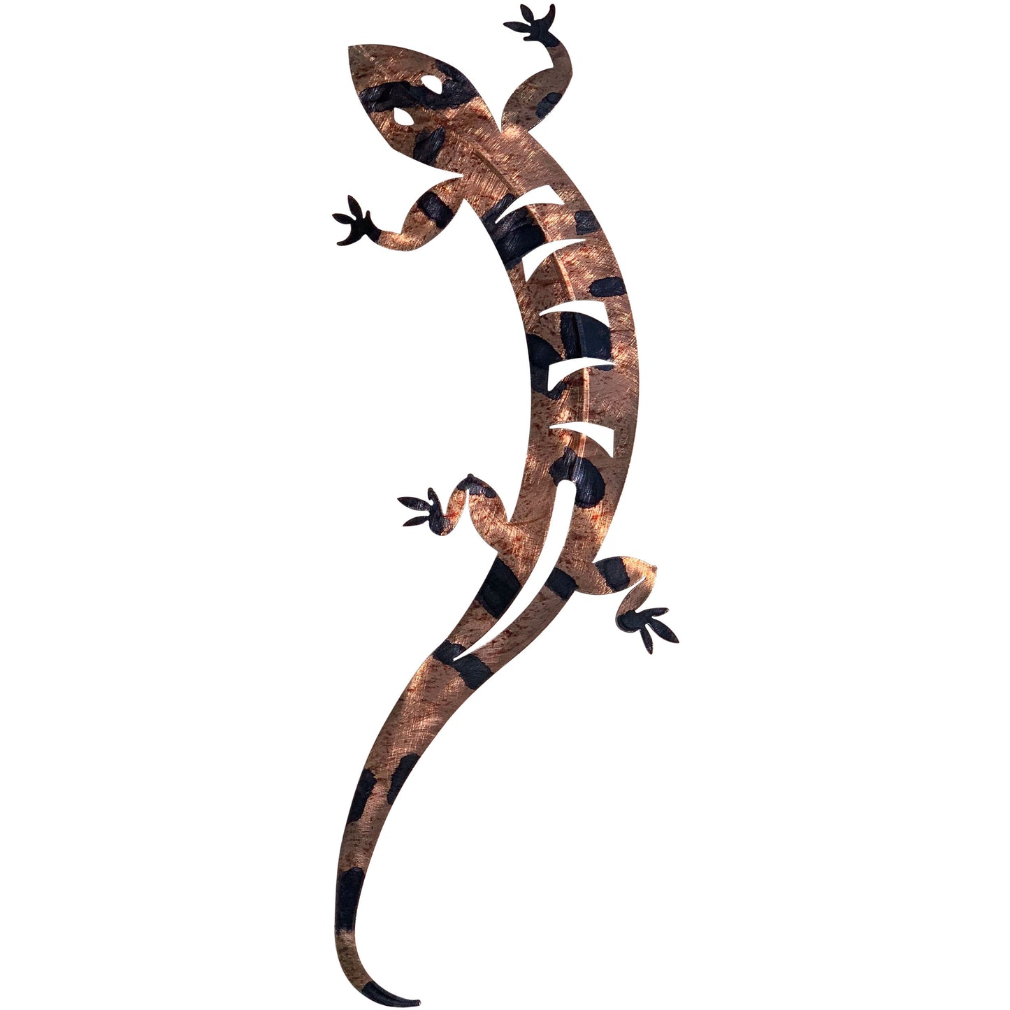 Handcrafted Lizard Metal Wall Art