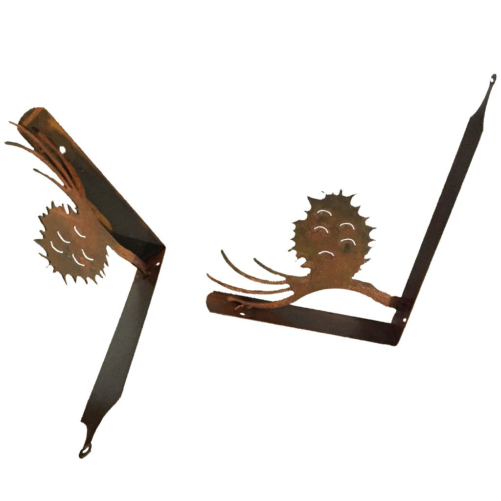 Wildlife, Rustic, Southwest and Musical Themed Shelf Brackets (Set of 2)