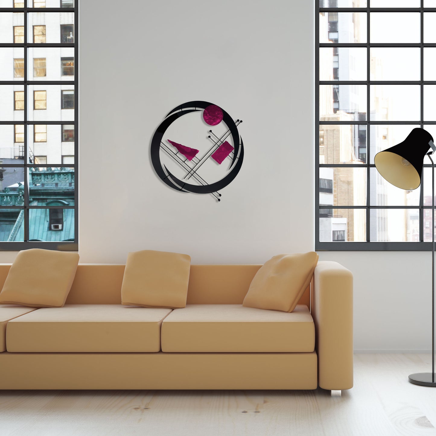 Swirl Metal Wall Decor