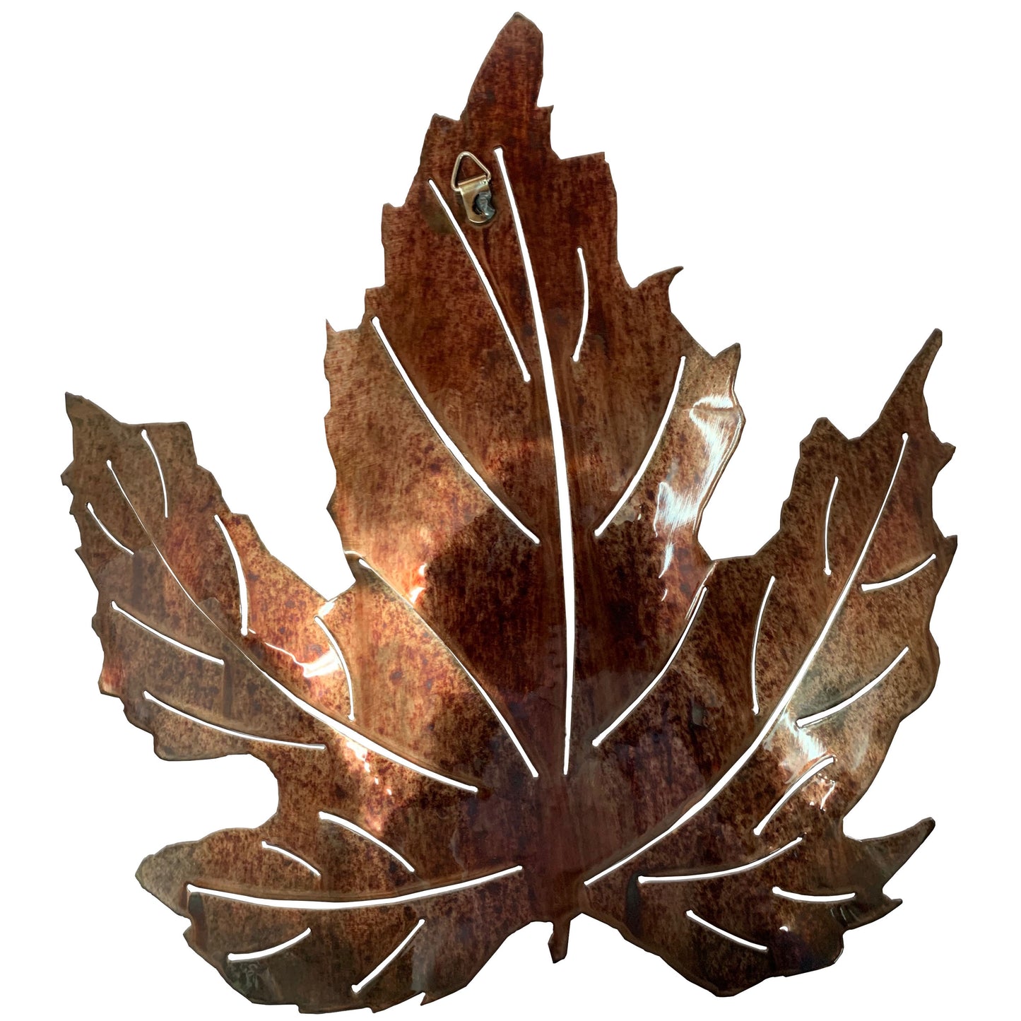 Leaf Sculpture Metal Wall or Table Decor
