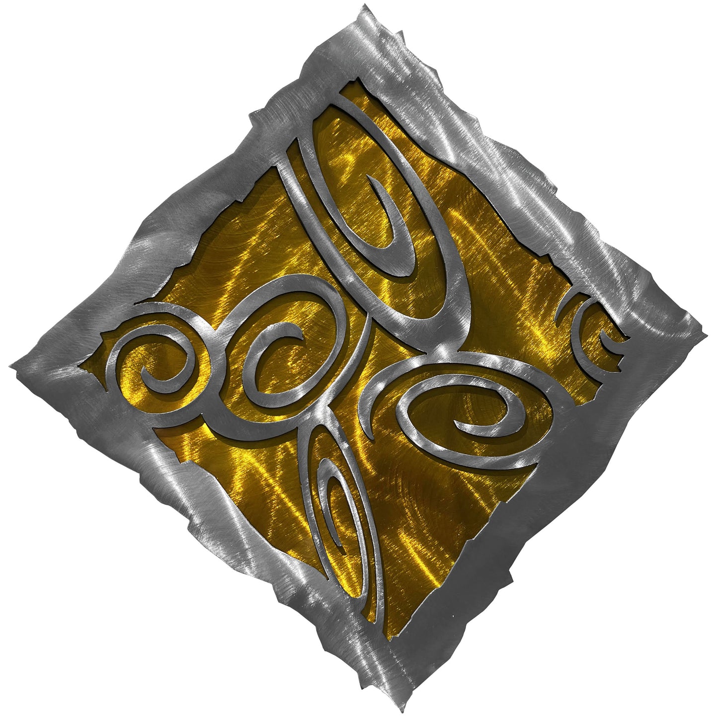 Anonymous 14.25" Dual-Layered Metal Wall Decor
