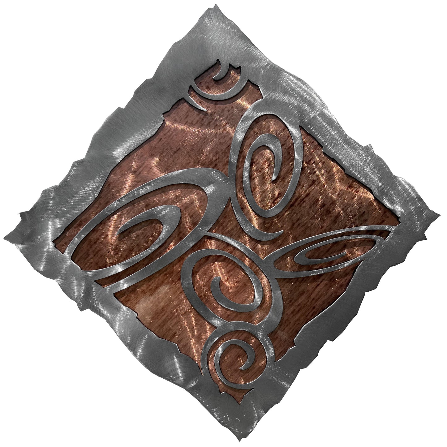 Anonymous 14.25" Dual-Layered Metal Wall Decor