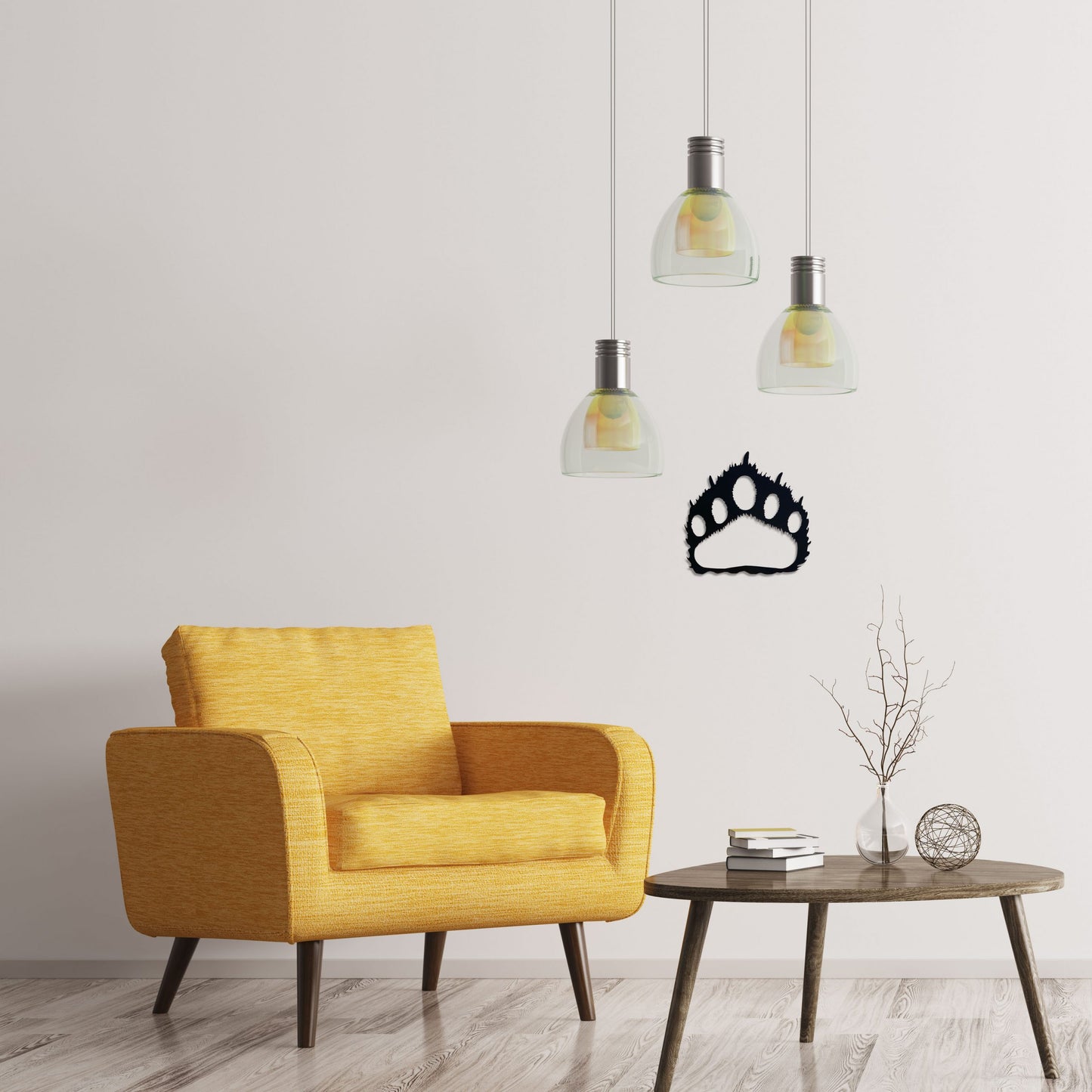 black-bear-paw-near-yellow-chair-scaled-1