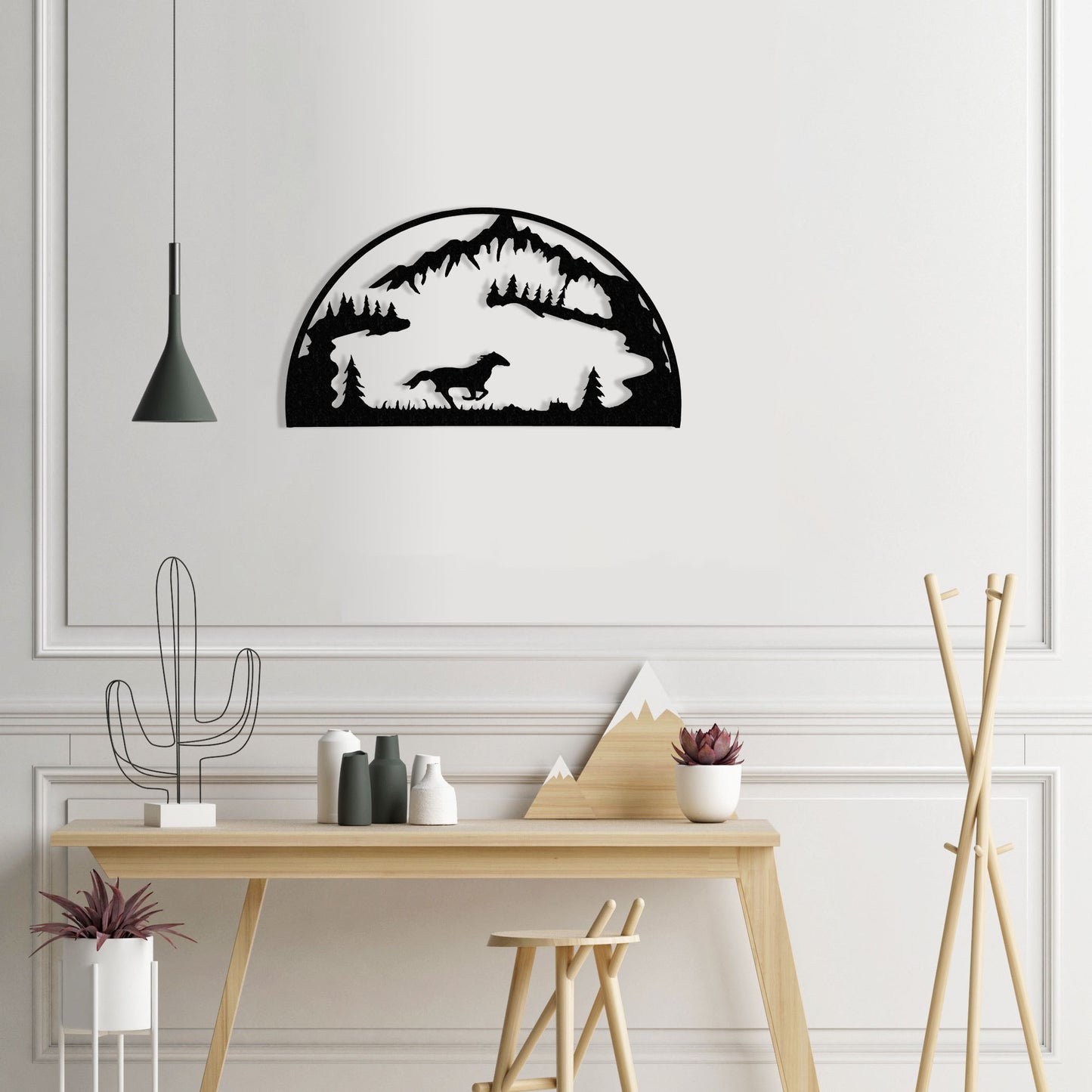 black-horse-hoop-over-desk