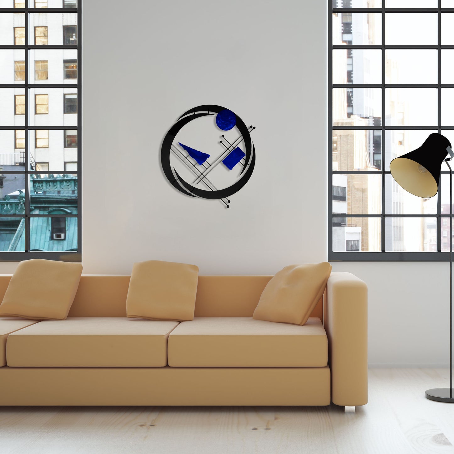 Swirl Metal Wall Decor