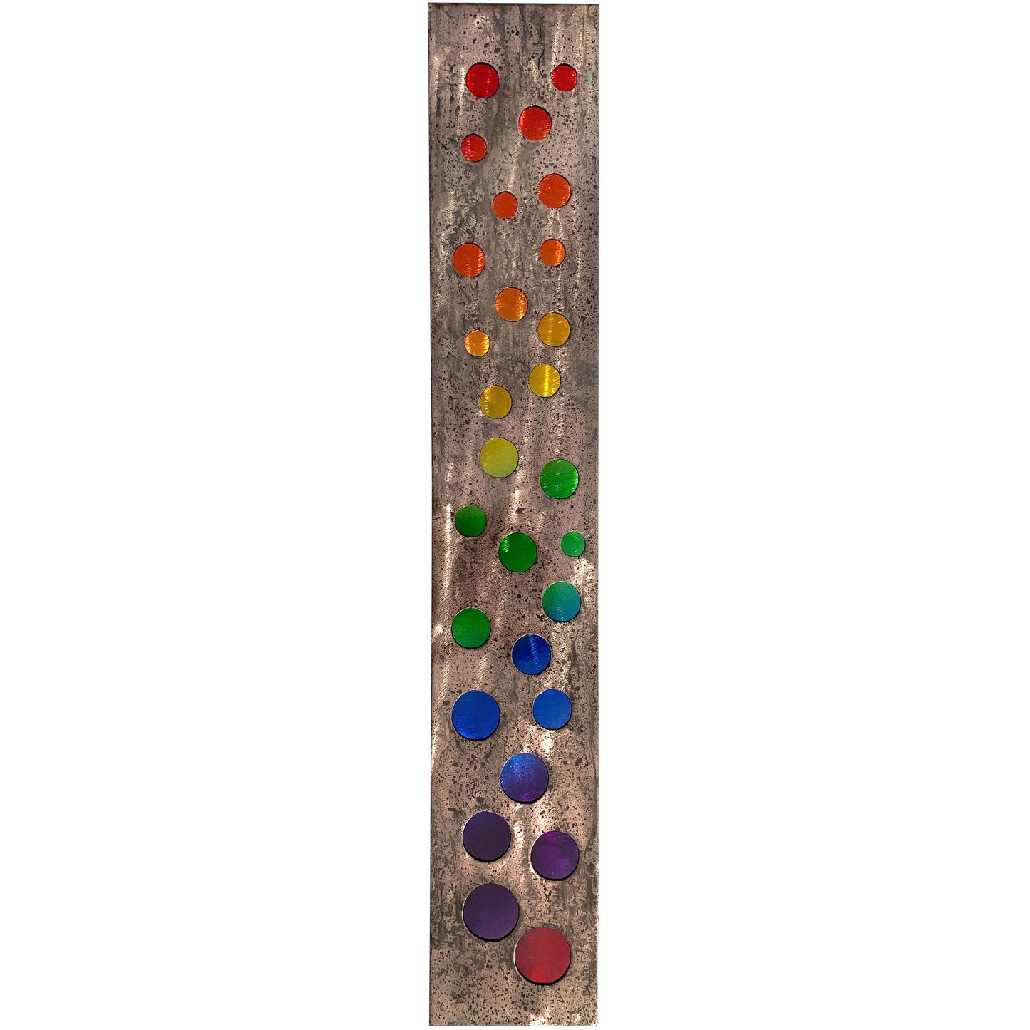 Bubbles Rainbow and Copper Wall Decor