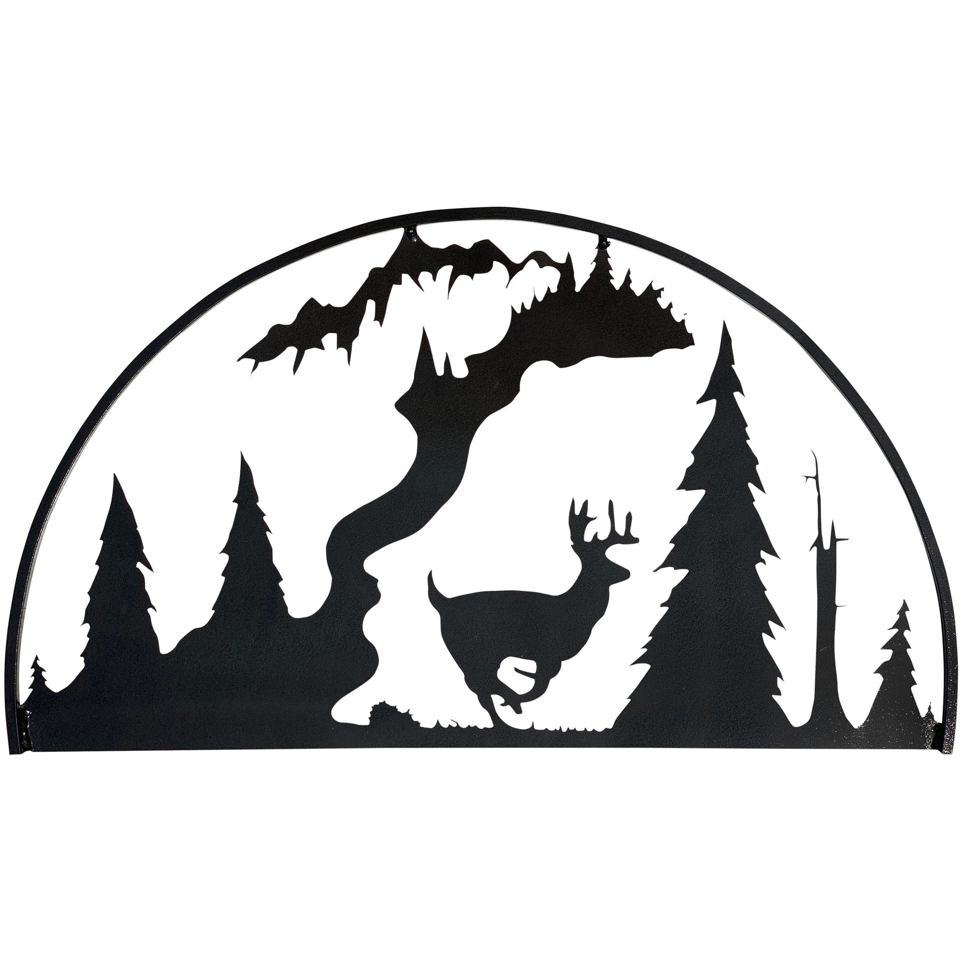 hoop-running-deer-hammered-black