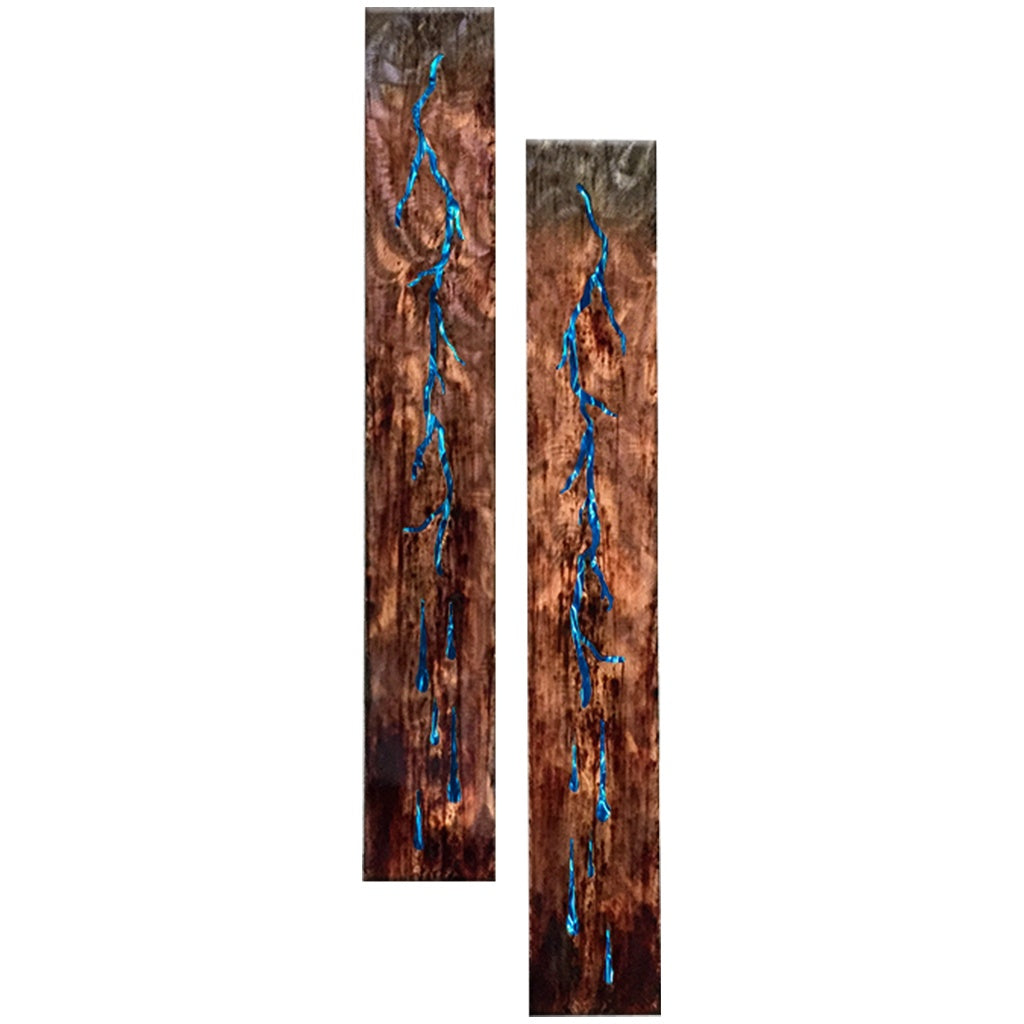 Lighting - 2 Panel Matched Wall Decor Set