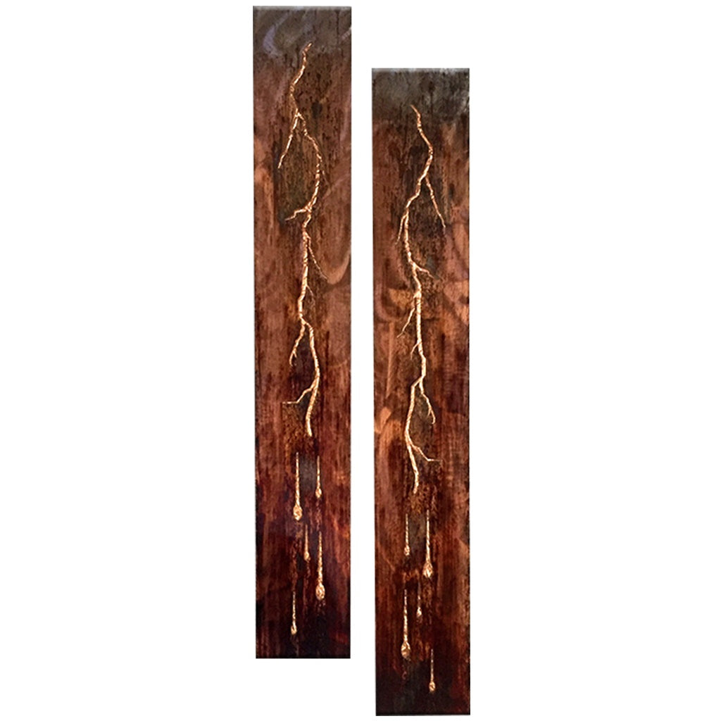 Lighting - 2 Panel Matched Wall Decor Set