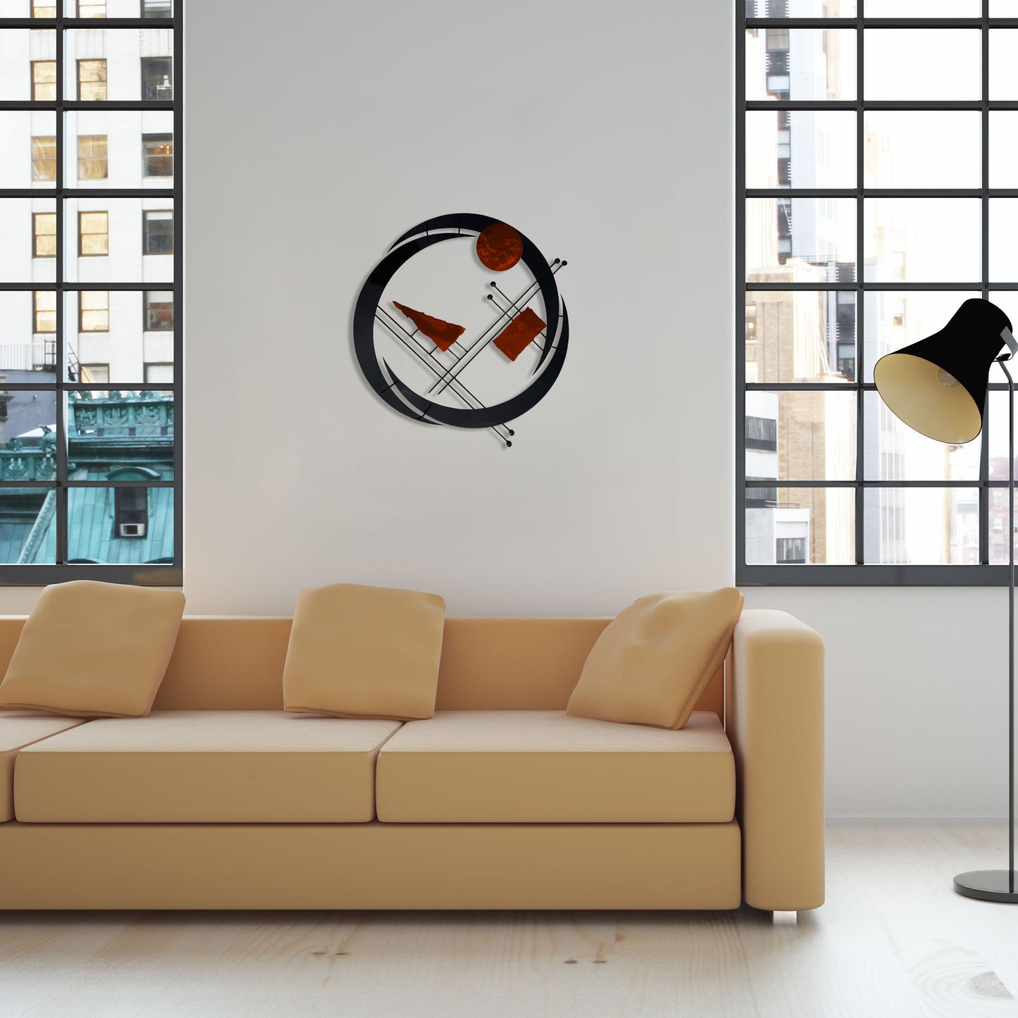 Swirl Metal Wall Decor