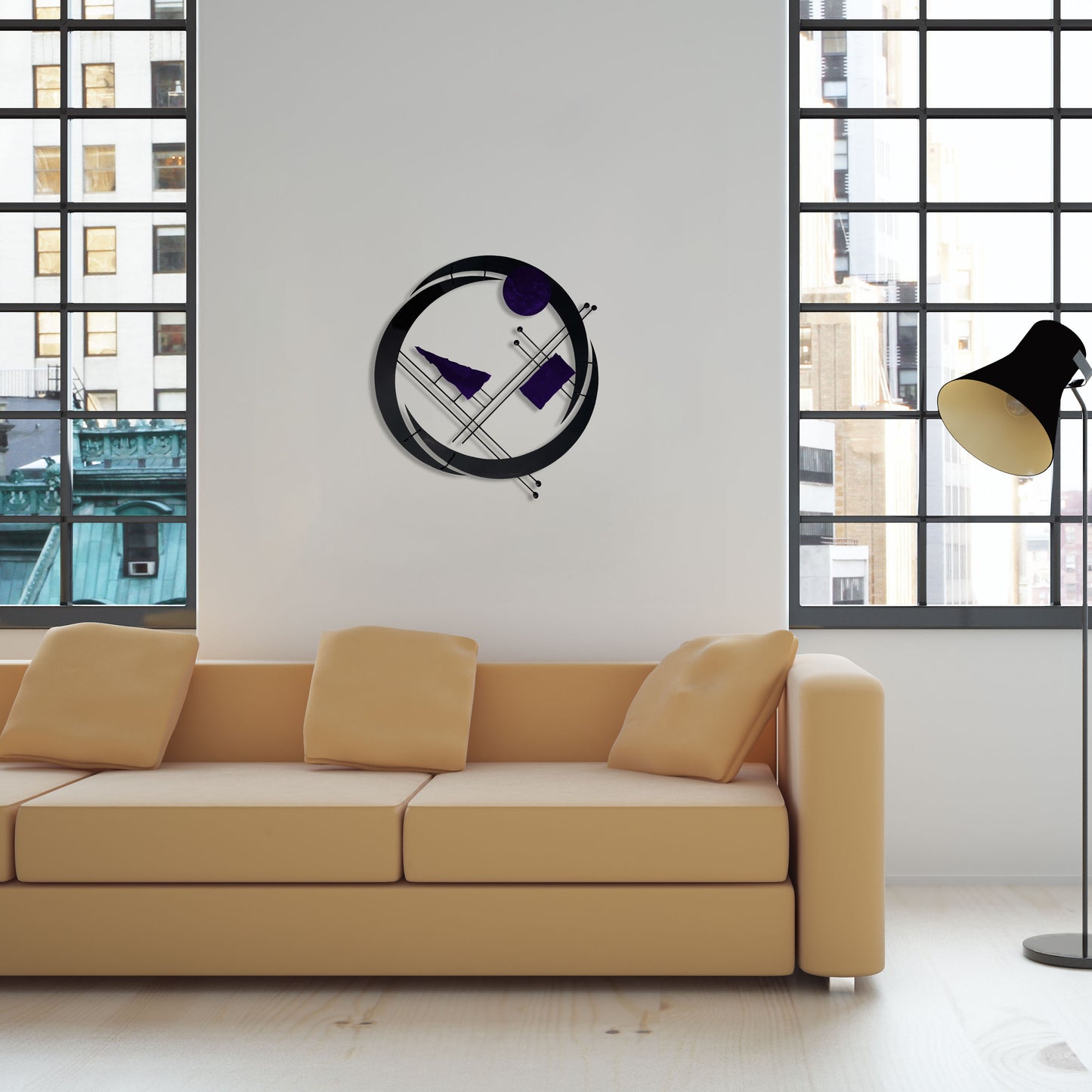 Swirl Metal Wall Decor