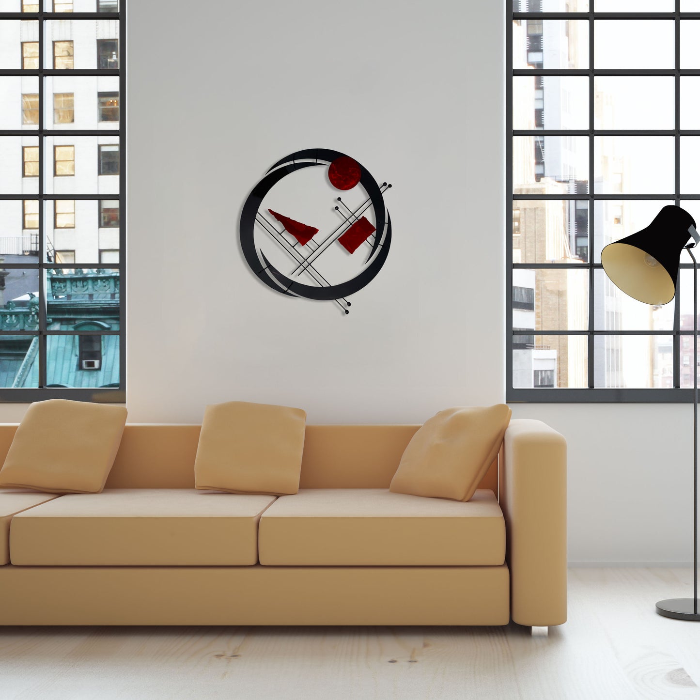 Swirl Metal Wall Decor