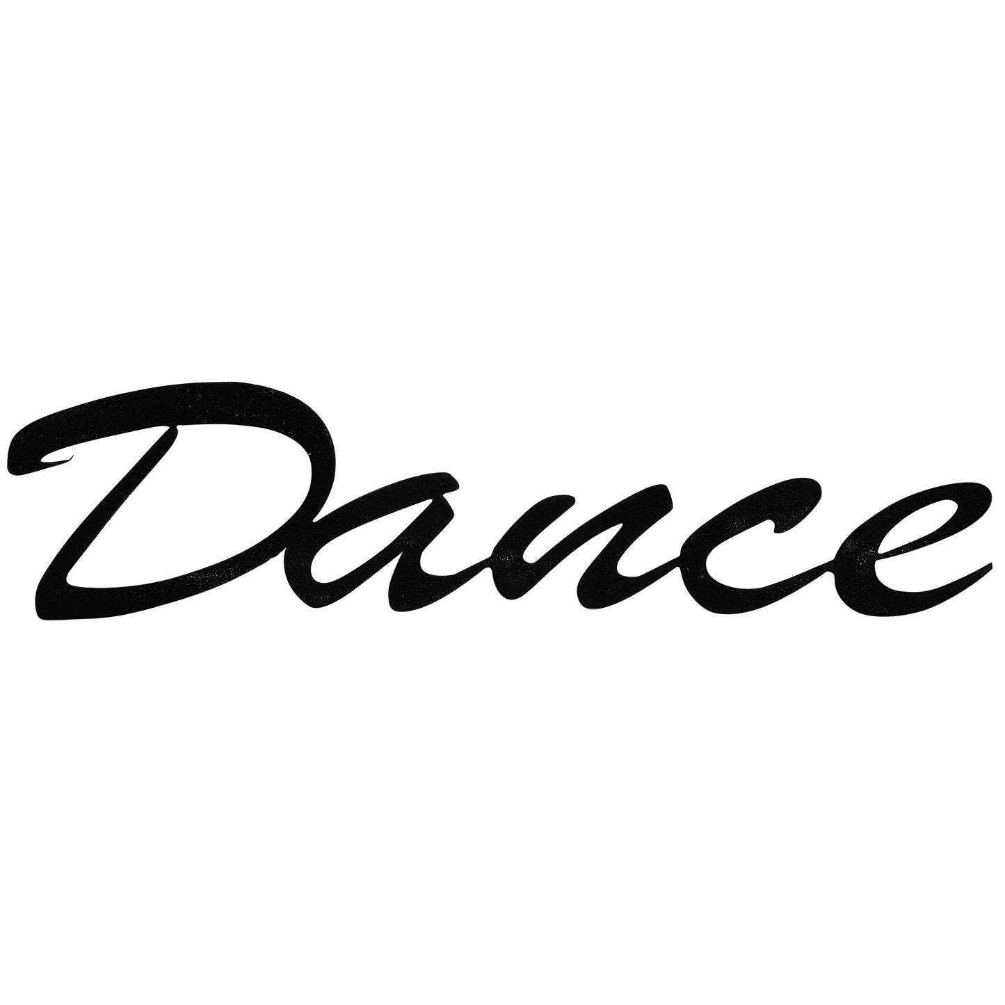 Dance Word Metal Decor