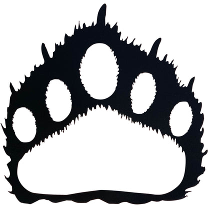 Bear Paw Metal Decor